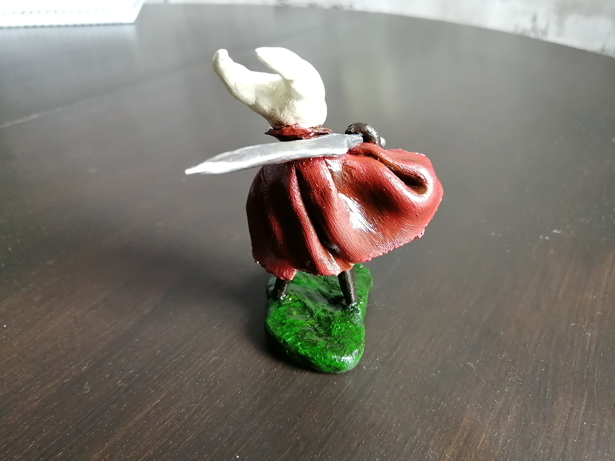 Post #7991290 - My, Лепка, Miniature, Needlework with process, Polymer clay, Creation, Hollow knight, Figurines, With your own hands, Longpost, Hornet