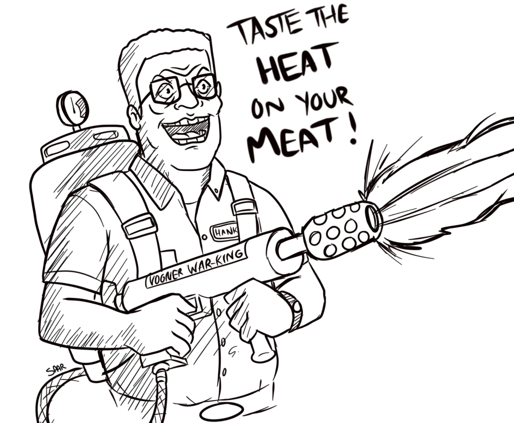 Taste the heat on your meat - Царь горы, Kill IT with Fire, 4chan, Арт