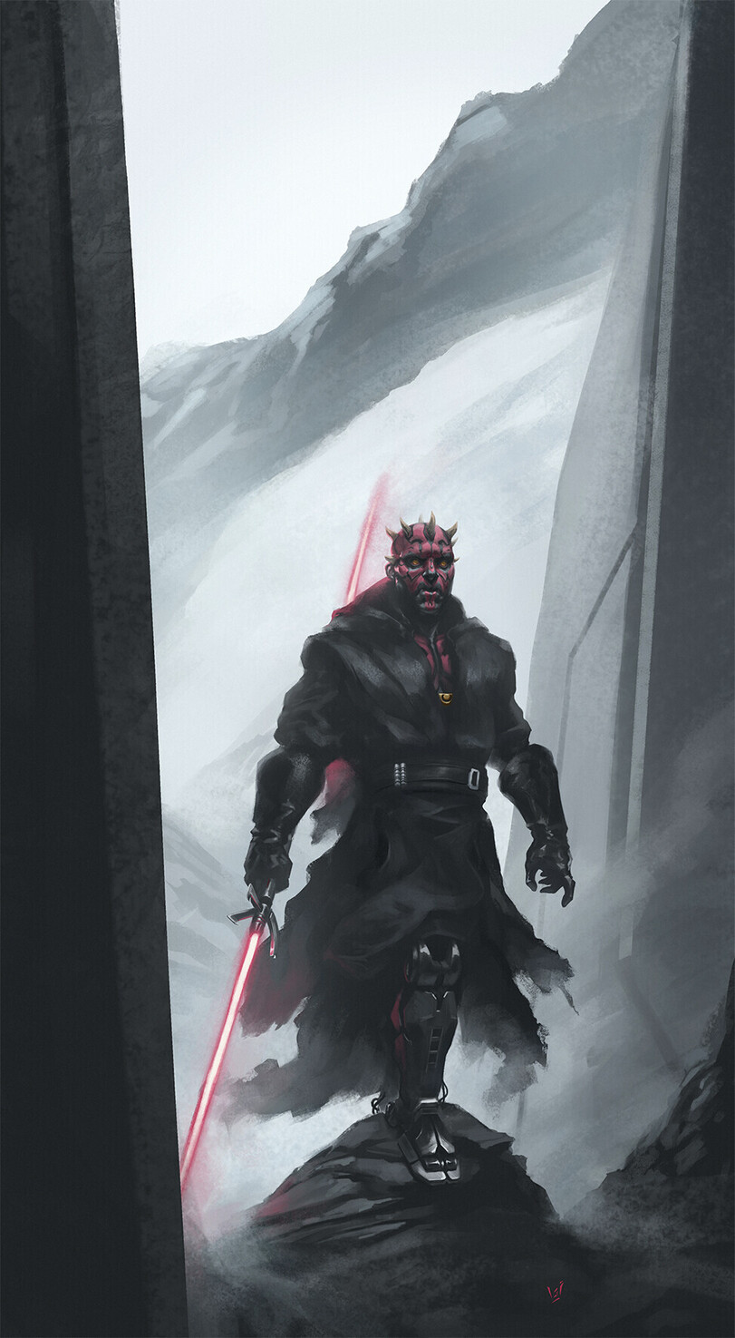 Darth Maul - Art, Darth Maul, Star Wars, Longpost