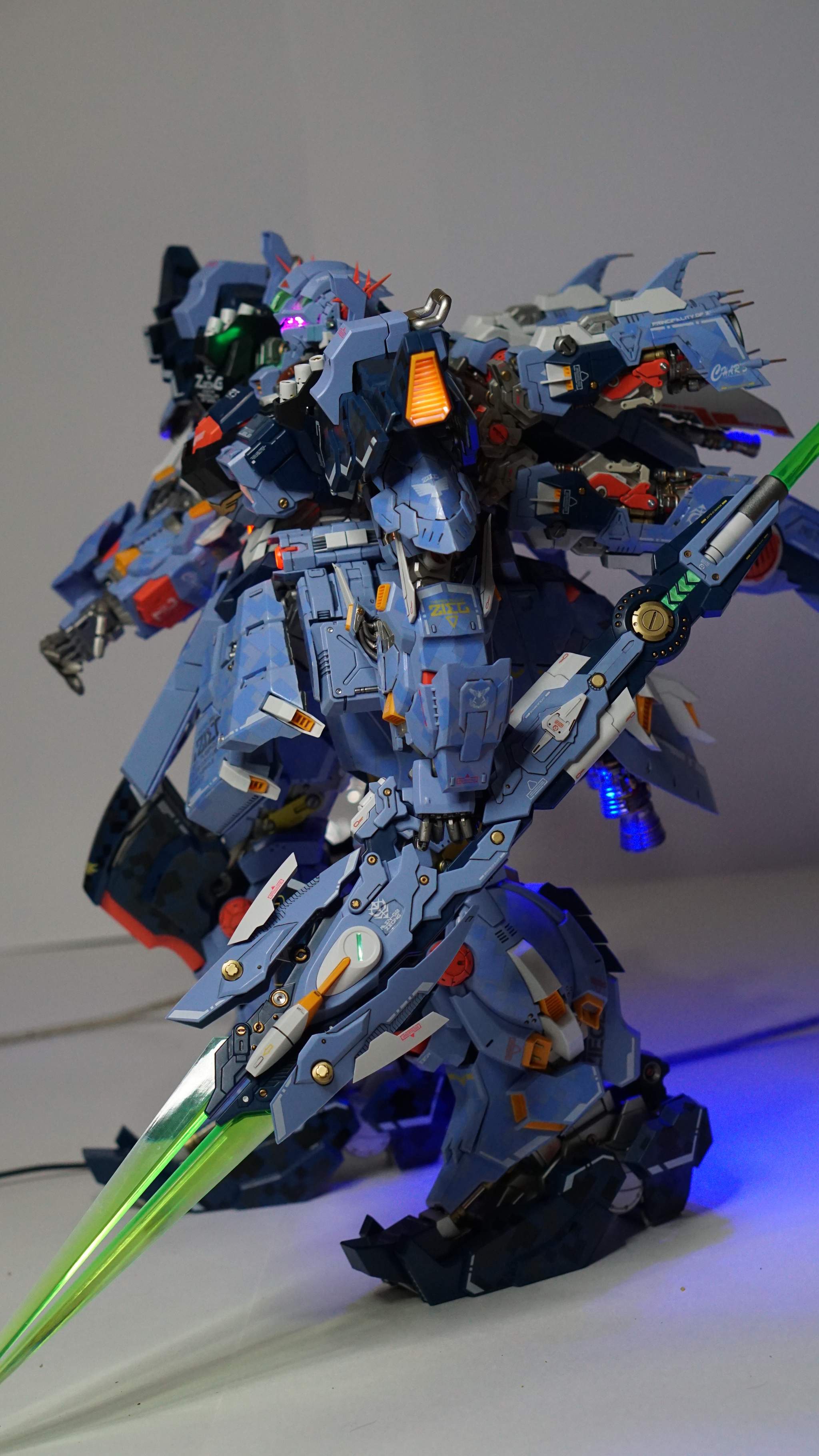 Gundam kit model MECHANICORE 1/100 ZMS-2 ZIEGLER - My, Gundam, Robot, Video, Longpost