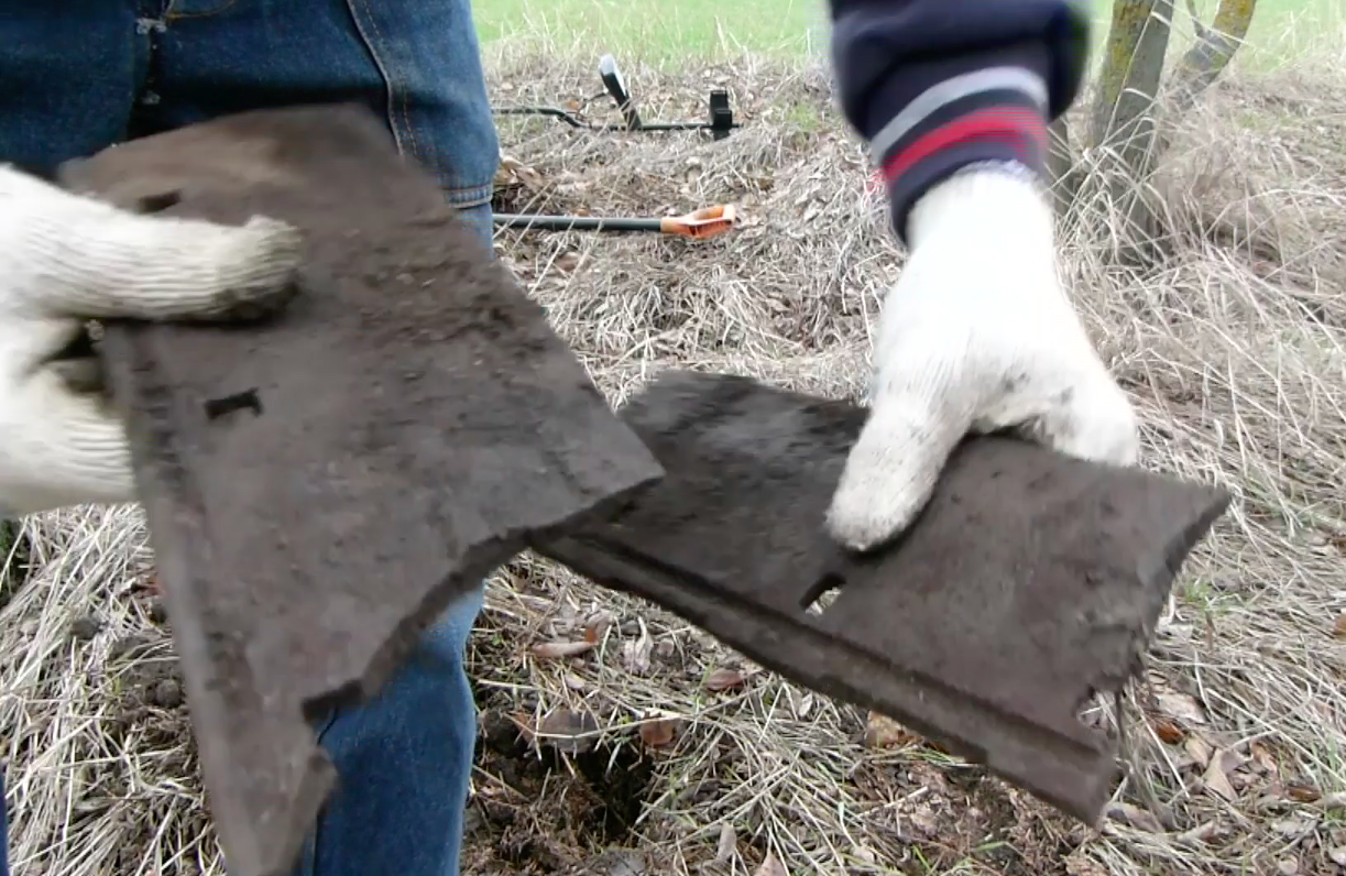 Scrap metal and echoes of war in landing - My, Hobby, Metal detector, Scrap metal, Video, Longpost