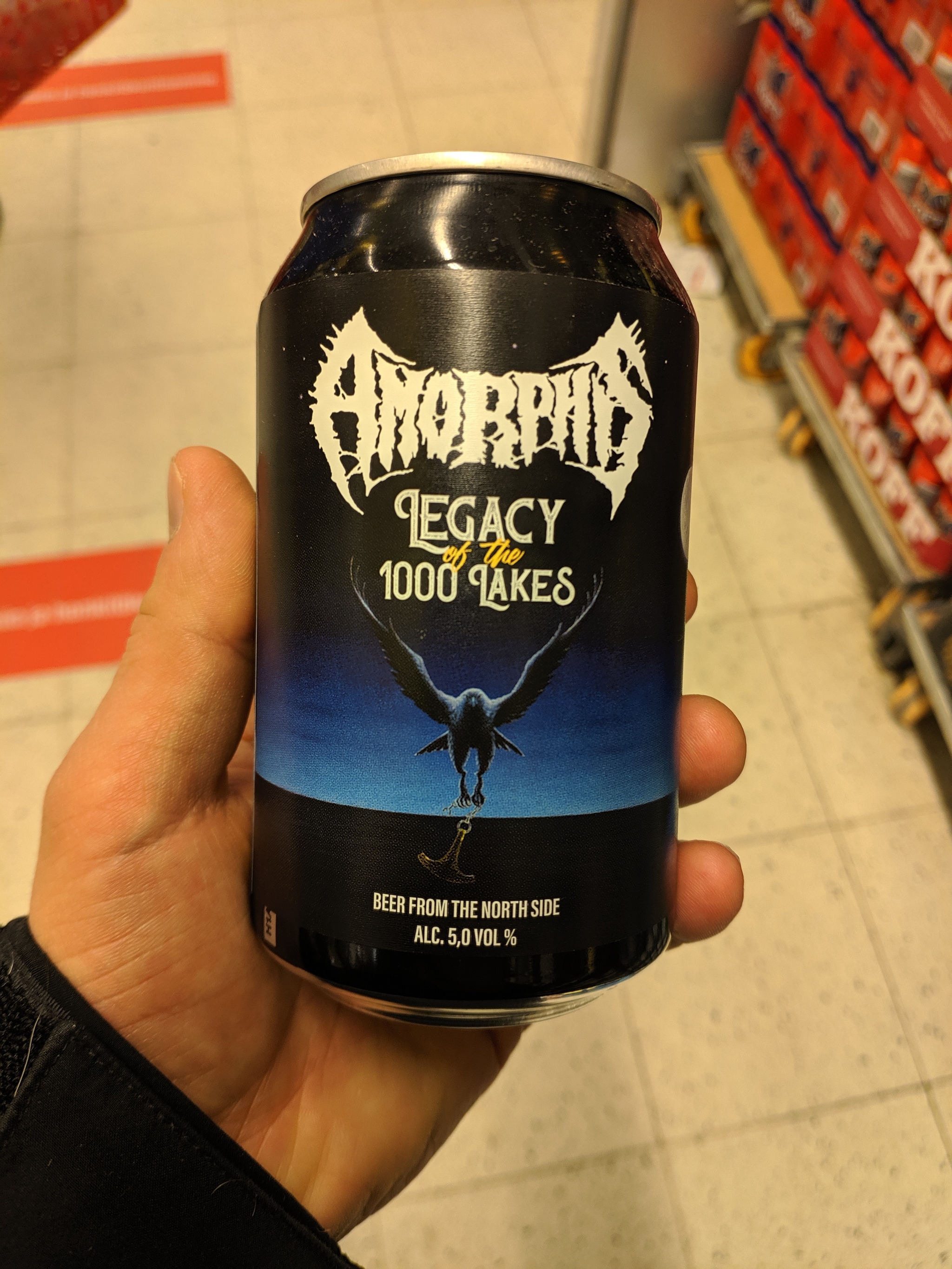 Beer with a metallic taste - My, Amorphis, Beer, Metal