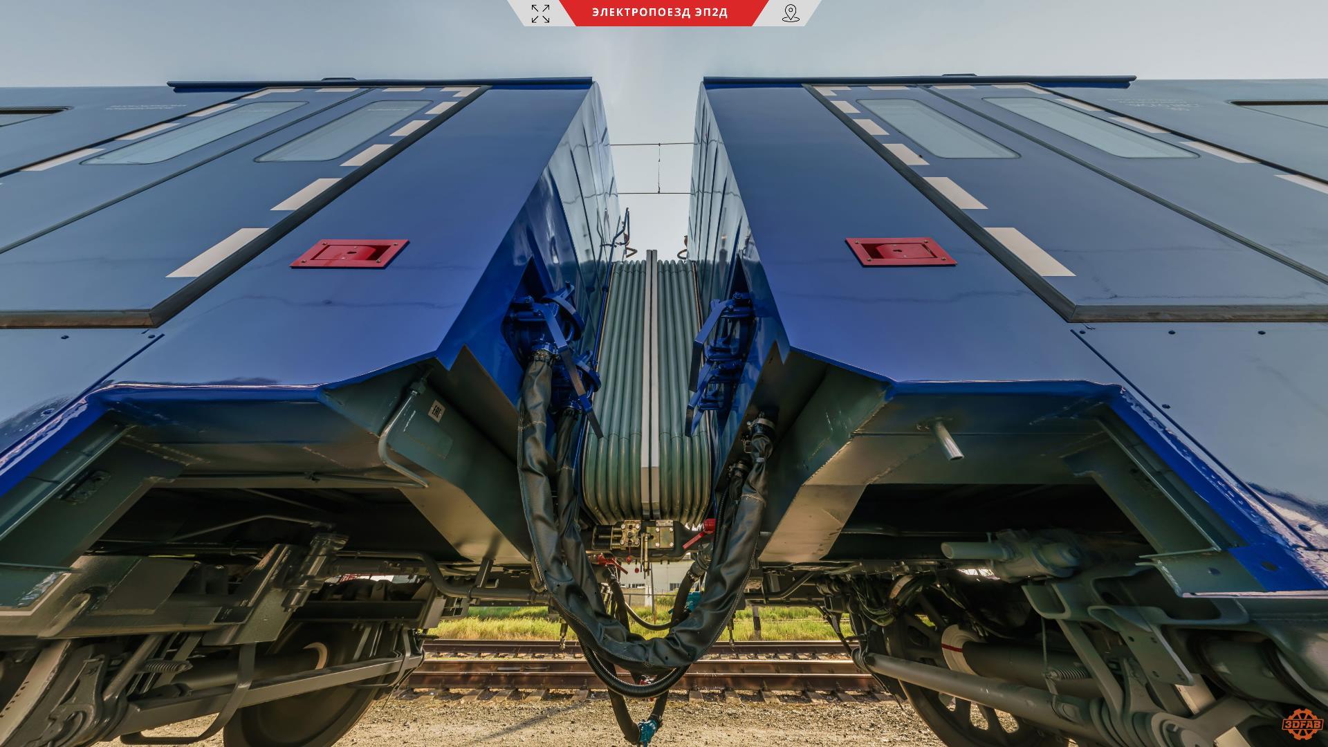 Interactive virtual tour of the EP2D electric train - My, Russian Railways, Locomotive, 3dfab, Excursion, The photo, Studies, Dmz, Train, Longpost