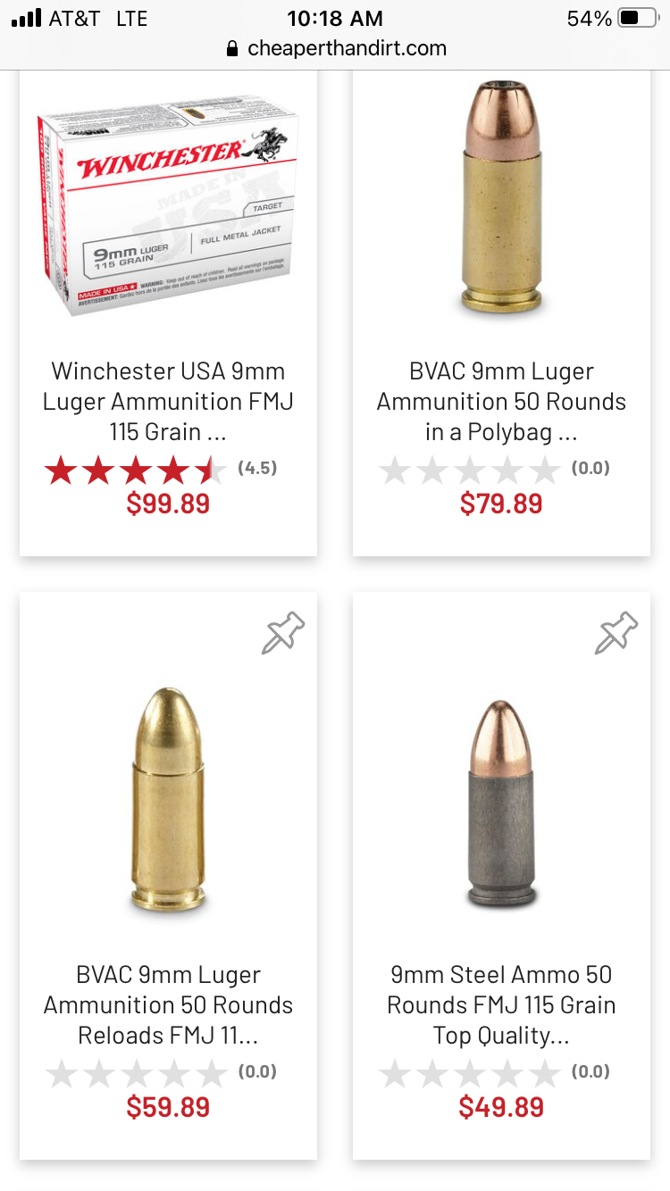 Ammo prices in the USA - My, Weapon, Cartridges, High prices, USA, Longpost