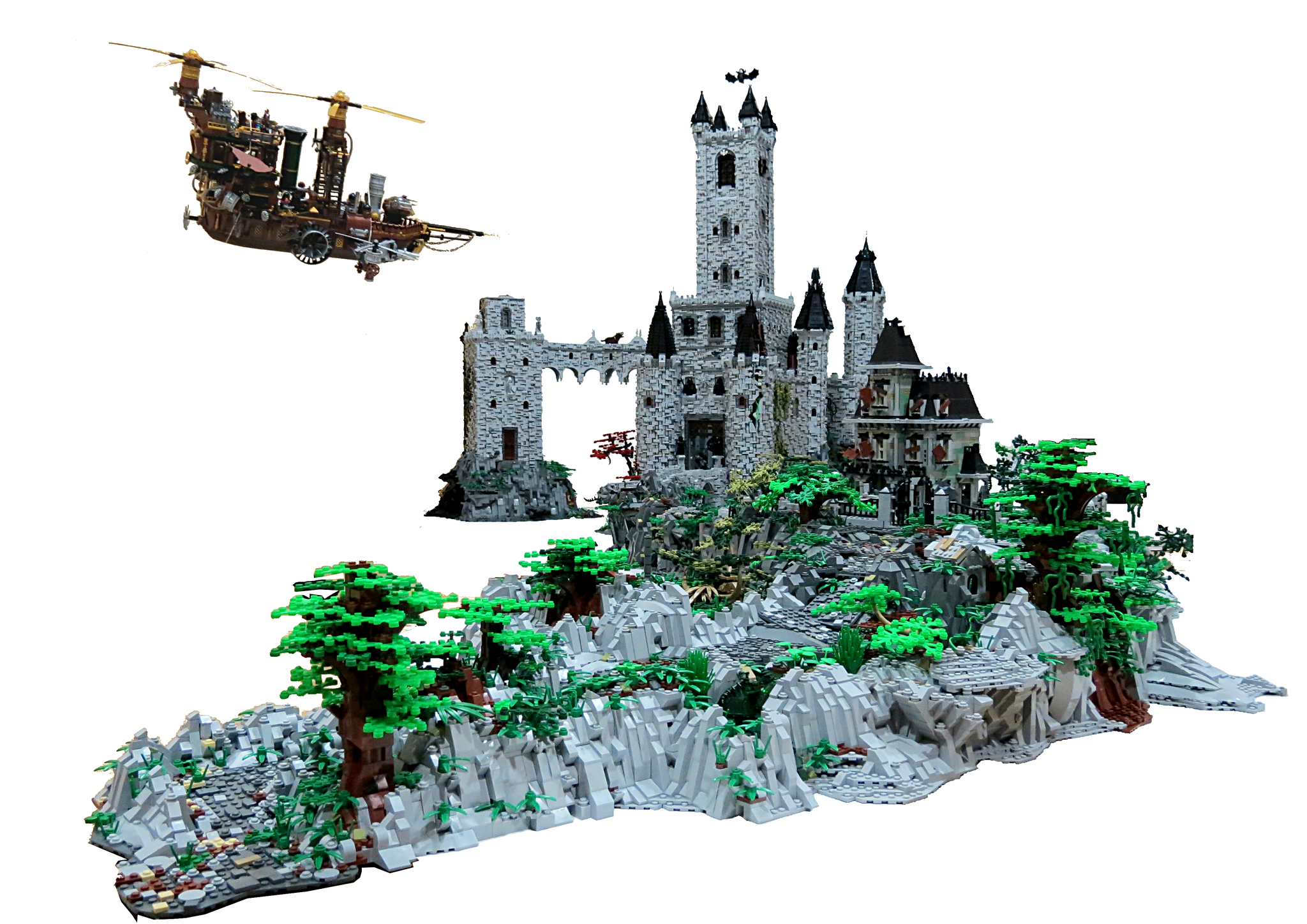 Vampire's Castle (in LEGO) - My, Lego, Vampires, Lock, Longpost