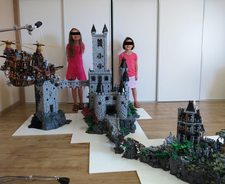 Vampire's Castle (in LEGO) - My, Lego, Vampires, Lock, Longpost