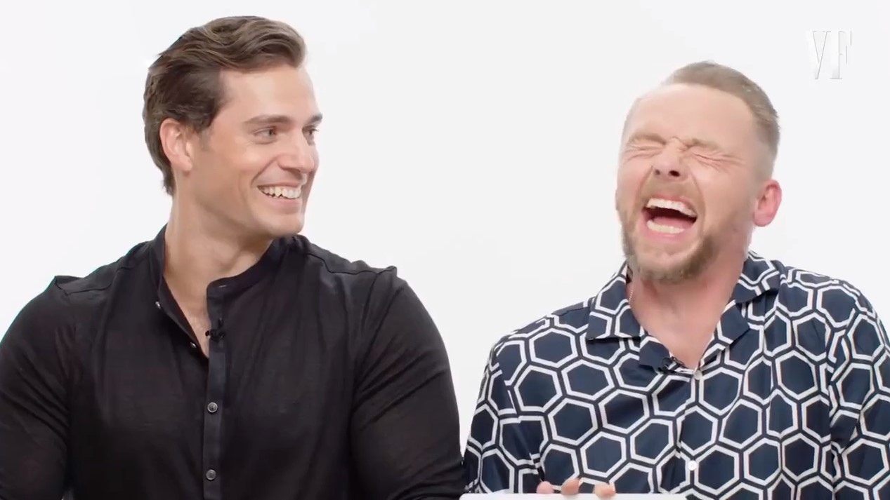 Learning British slang with Henry Cavill and Simon Pegg - My, Henry Cavill, Simon Pegg, Storyboard, Celebrities, Slang, Actors and actresses, Longpost