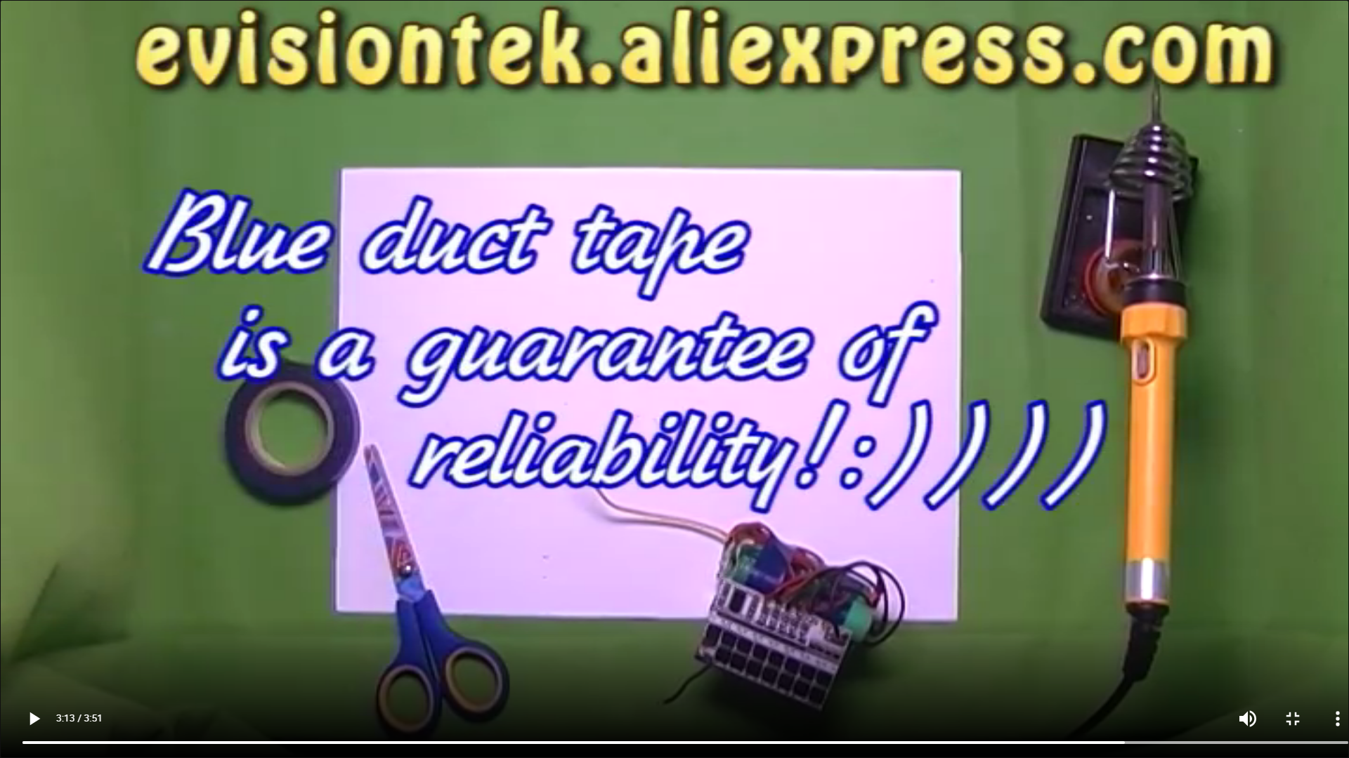 Blue electrical tape - a guarantee of reliability - AliExpress, Advertising, Humor, Insulating tape, Blue, Guarantee, Quality