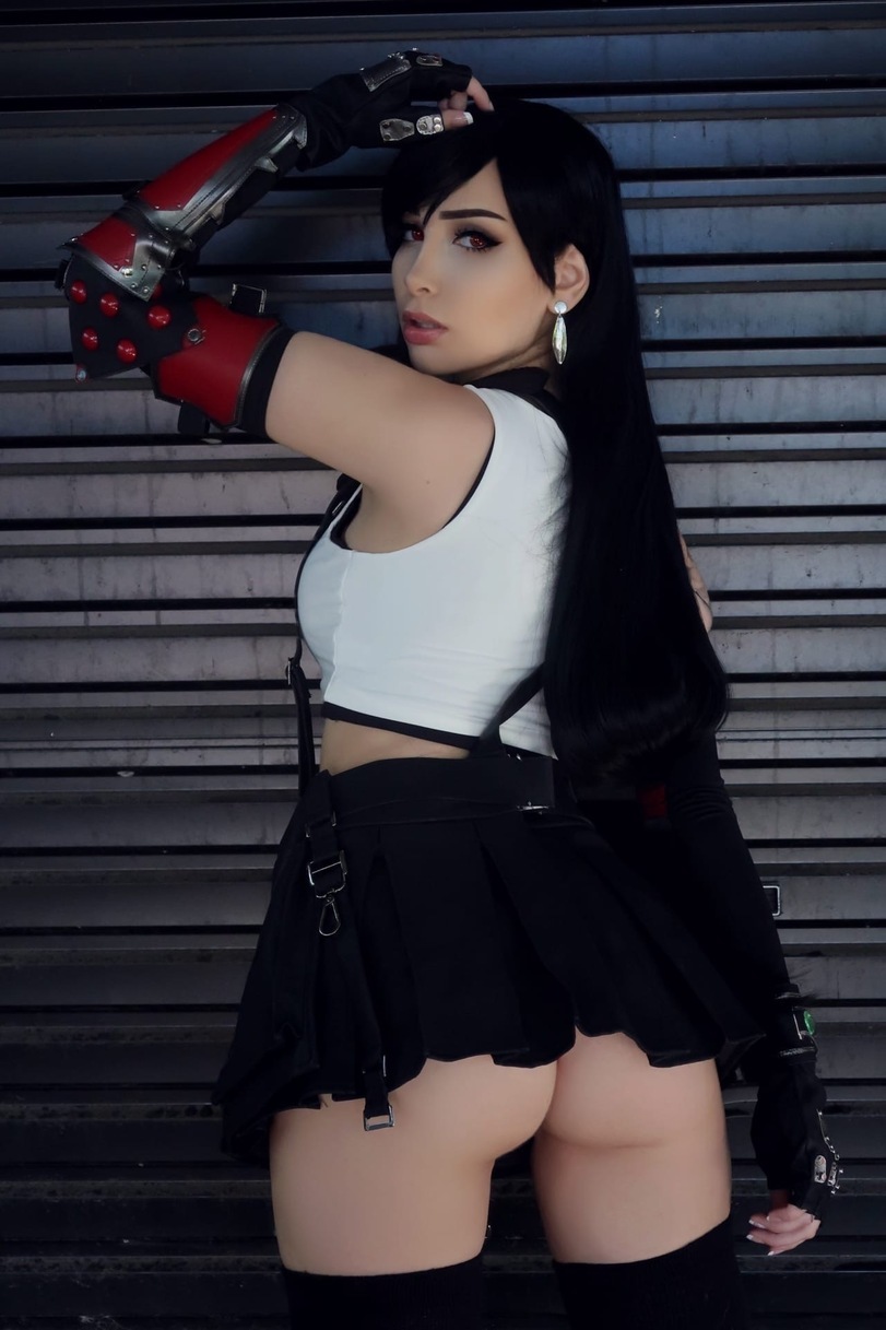 Косплей Tifa Lockhart - NSFW, Tifa Lockhart, Final Fantasy VII, Длиннопост, Косплей, Девушки, Beke Jacoba, Попа