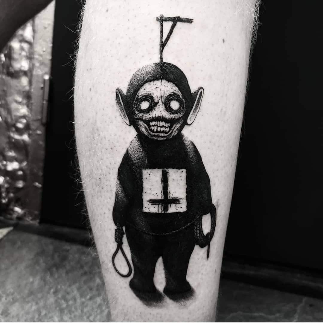 Teletubbies from a parallel universe - Teletubbies, Tattoo, Longpost