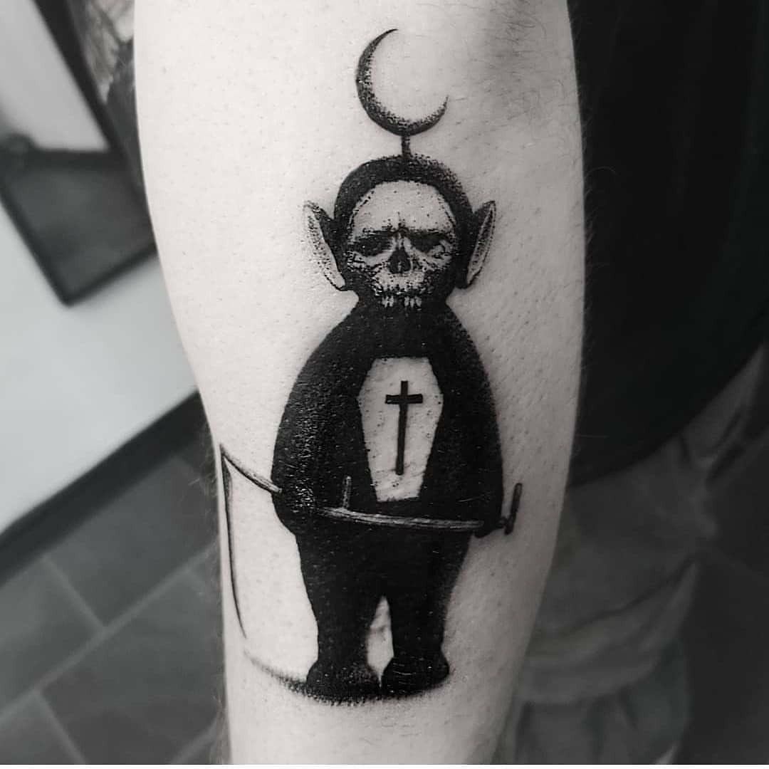 Teletubbies from a parallel universe - Teletubbies, Tattoo, Longpost