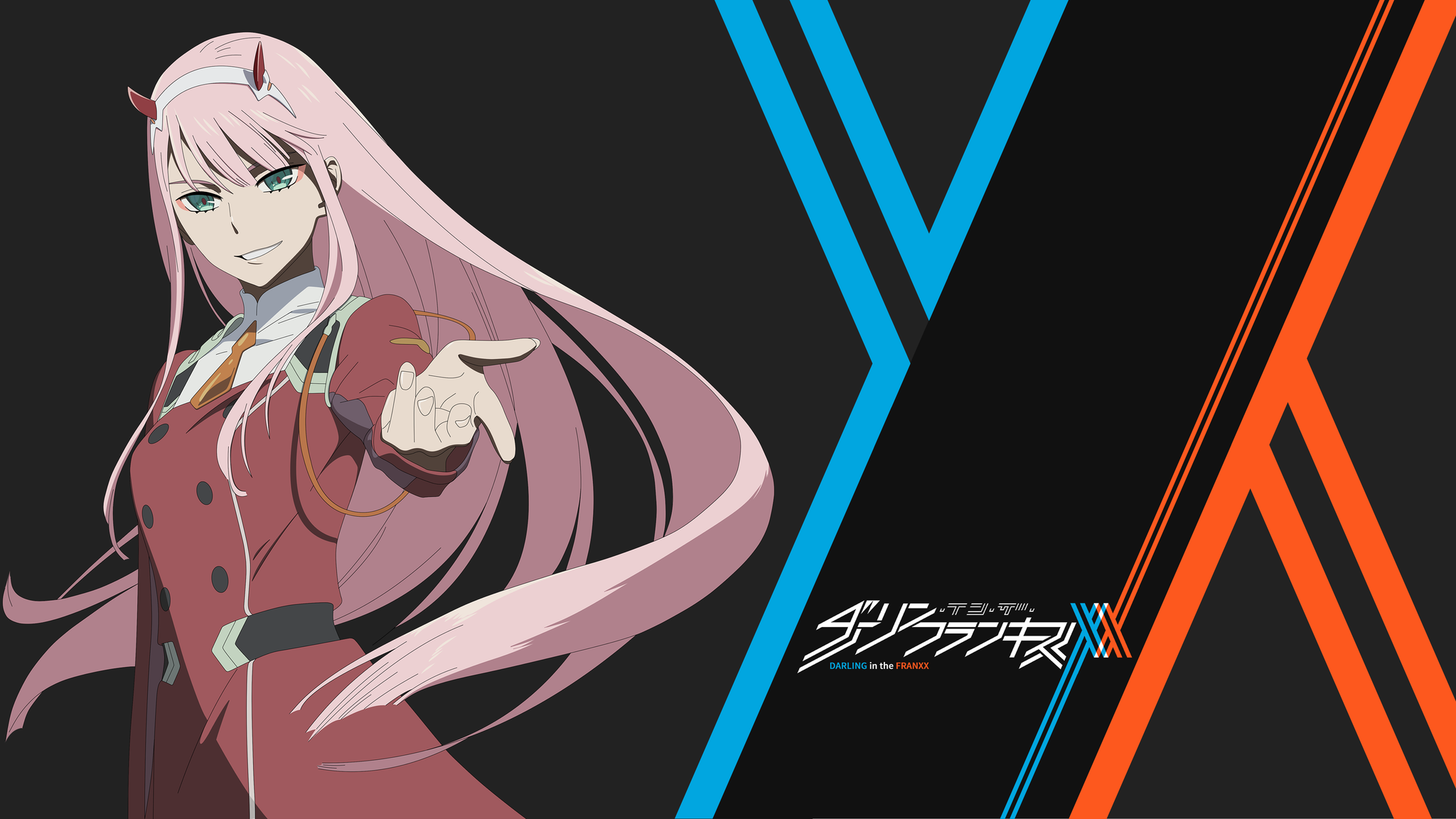 Zero Two обои для ПК | Пикабу