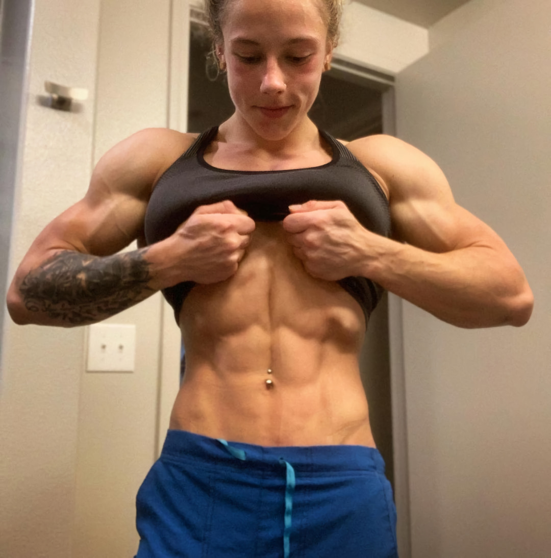 Olivia Gravengaard (@oldsoulmadenew) - NSFW, Strong girl, Sleep-Sleep, Girls, The photo, Sports girls, Body-building, Bodybuilders, Longpost, Olivia Gravengaard