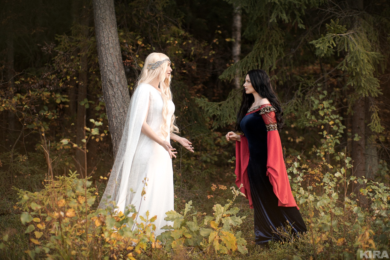 The Lord of the Rings (cosplay) - Cosplay, Lord of the Rings, Girls, Galadriel, Arwen, Longpost, Kmitenkova_photoarts