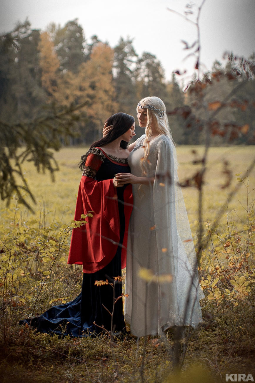 The Lord of the Rings (cosplay) - Cosplay, Lord of the Rings, Girls, Galadriel, Arwen, Longpost, Kmitenkova_photoarts