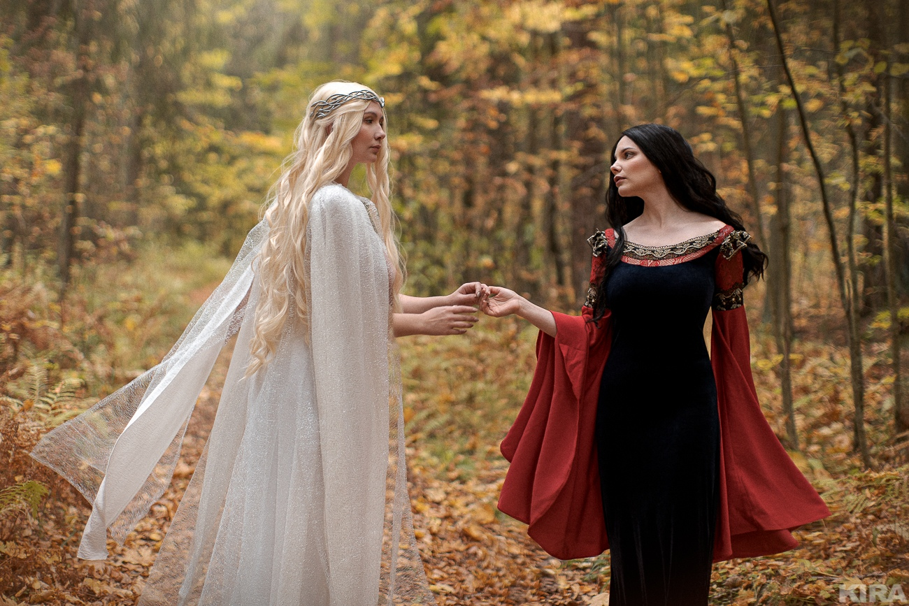 The Lord of the Rings (cosplay) - Cosplay, Lord of the Rings, Girls, Galadriel, Arwen, Longpost, Kmitenkova_photoarts