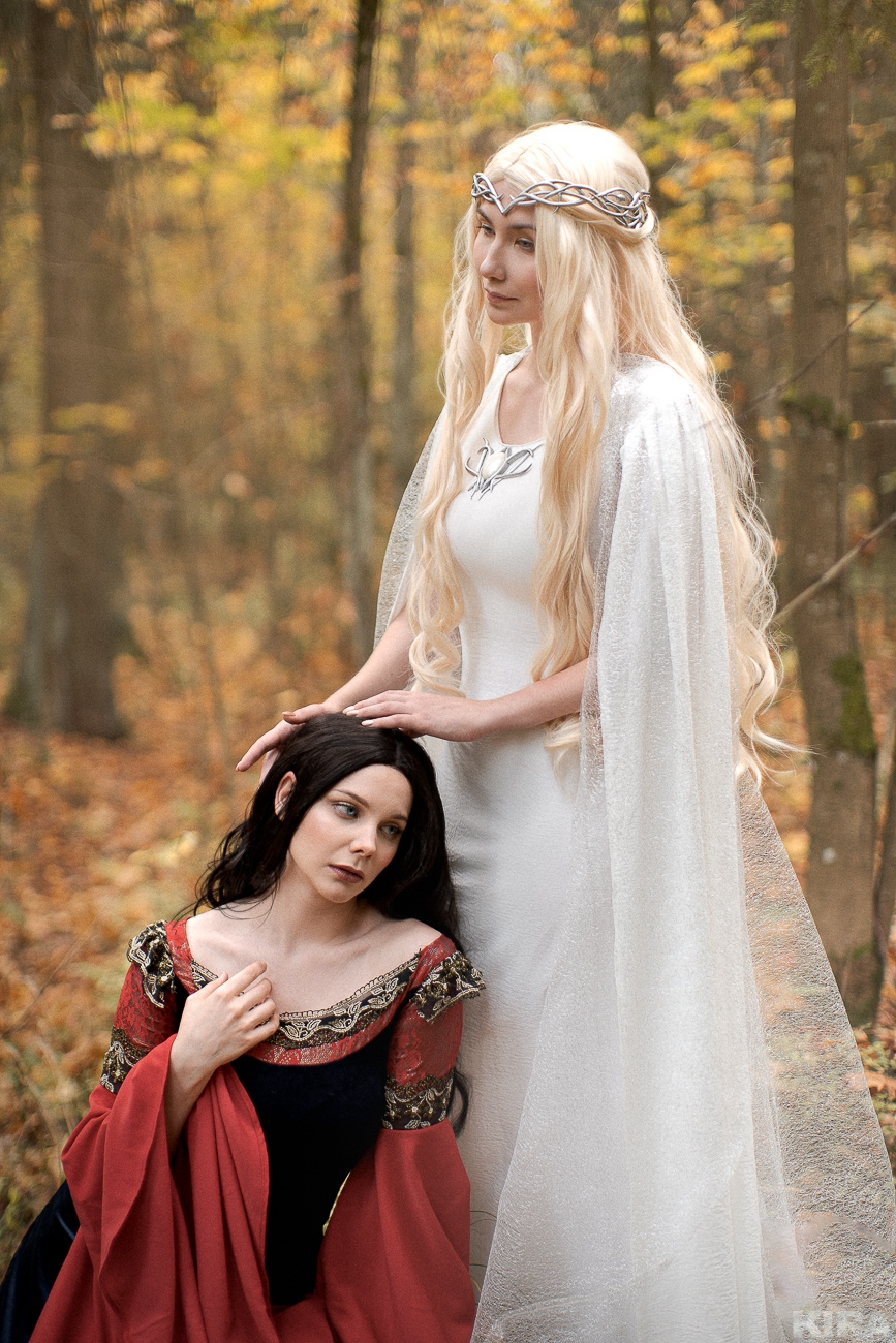 The Lord of the Rings (cosplay) - Cosplay, Lord of the Rings, Girls, Galadriel, Arwen, Longpost, Kmitenkova_photoarts