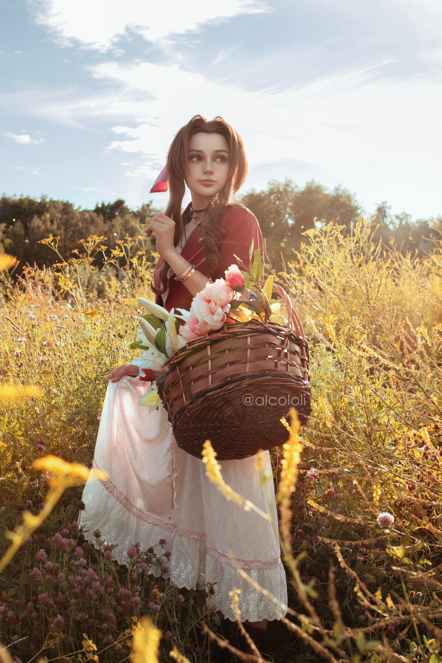 Айрис Гейнсборо (косплей) - Final Fantasy, Косплей, Final Fantasy VII, Девушки, Aerith Gainsborough