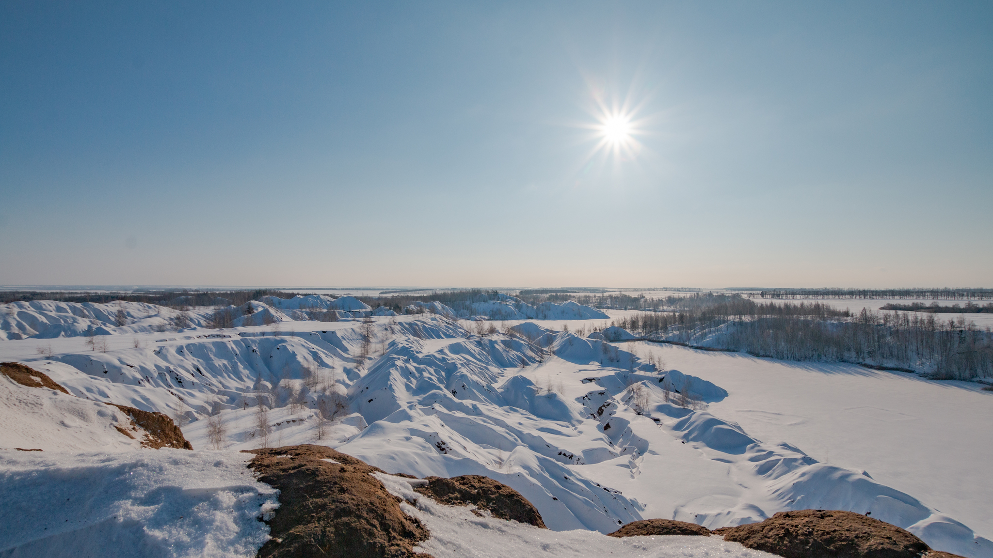 Romantsevskie Mountains in winter 2 - My, Konduki, The mountains, Landscape, Longpost