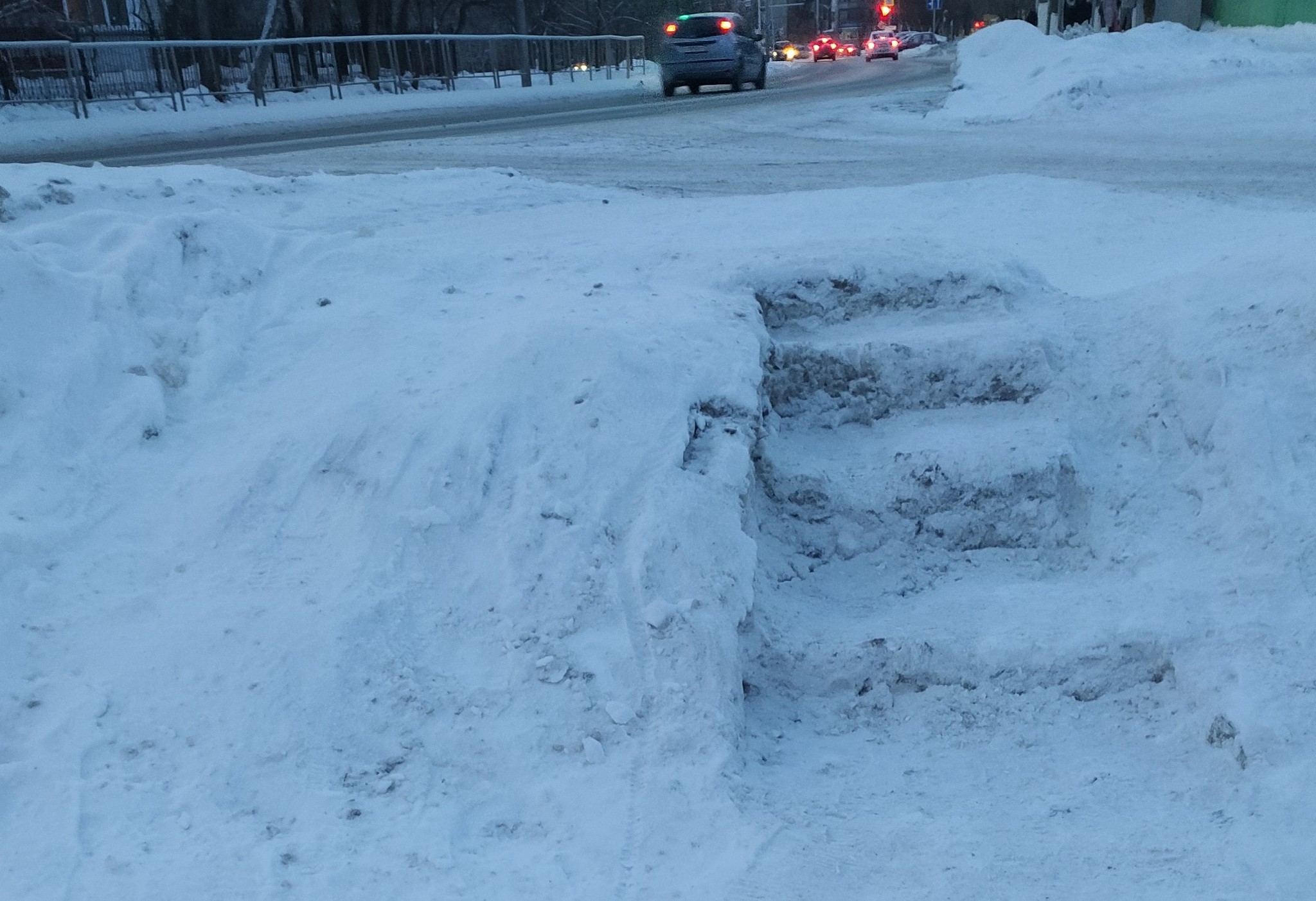 Janitor of goodness - My, Street cleaner, Snow, Kindness