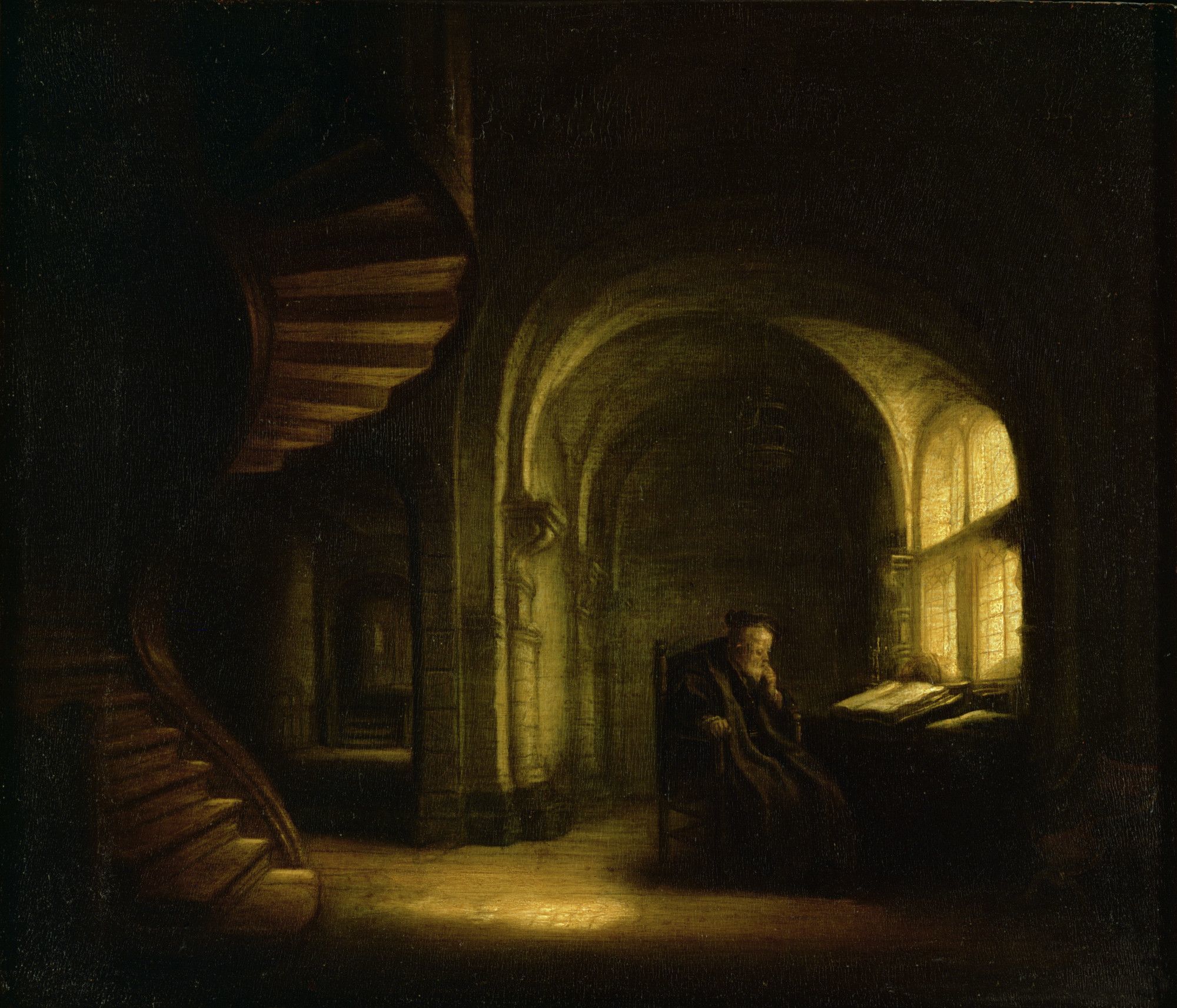 Philosopher in Meditation, Book of Tobit and Rembrandt - My, Rembrandt, Art history, Painting, Philosopher, Longpost