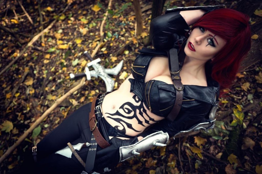 Katarina from League of Legends - Cosplay, League of legends, Katarina, Longpost, Girls, Alin Ma (xenoncos)