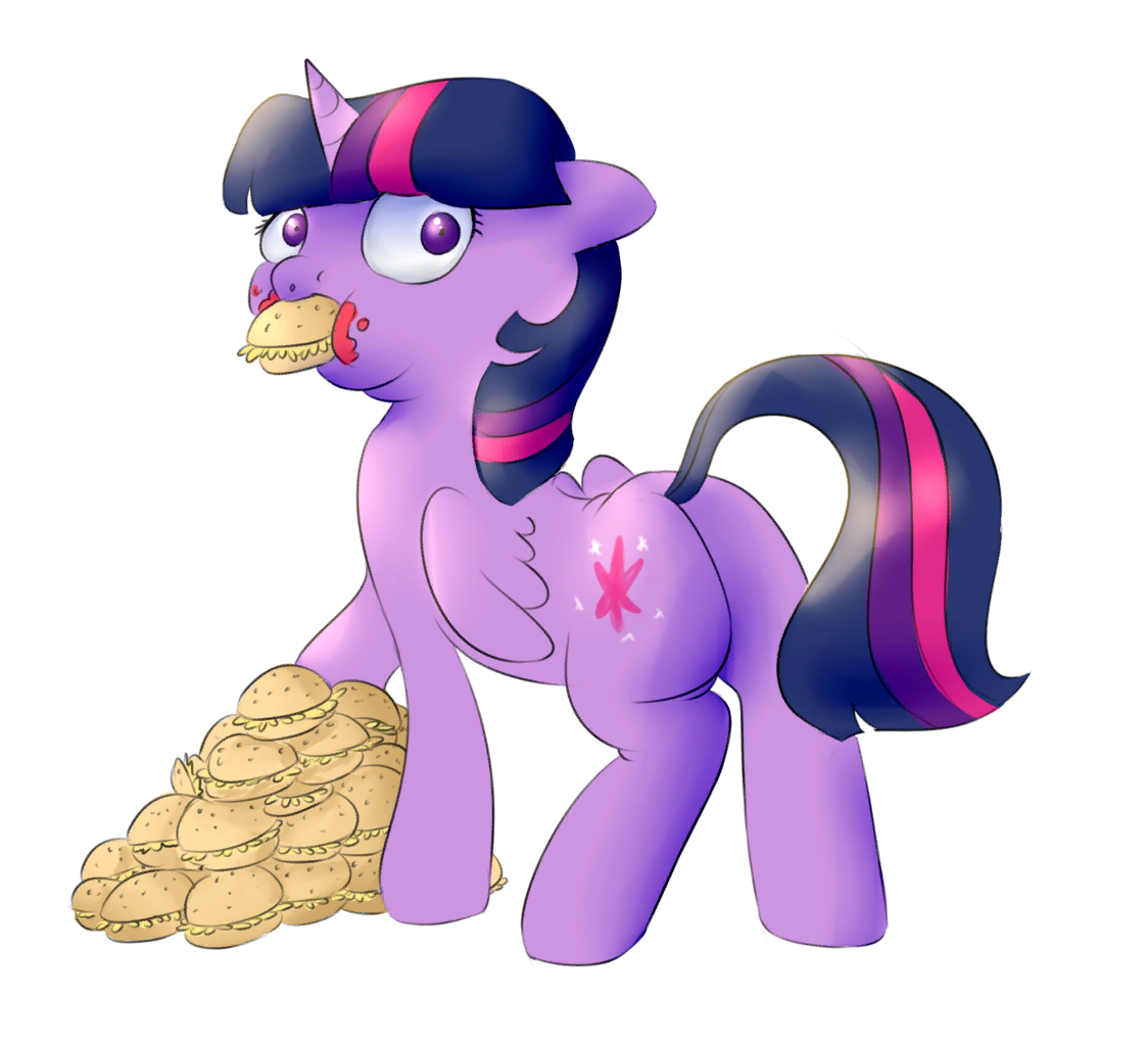 Om nom nom - My little pony, Twilight sparkle, Pucksterv