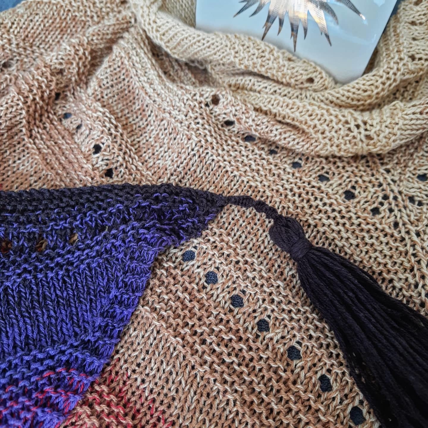 Post #8013441 - My, Knitting, Needlework, Bactus, Shawl, Knitting, Crochet, Longpost, Needlework without process