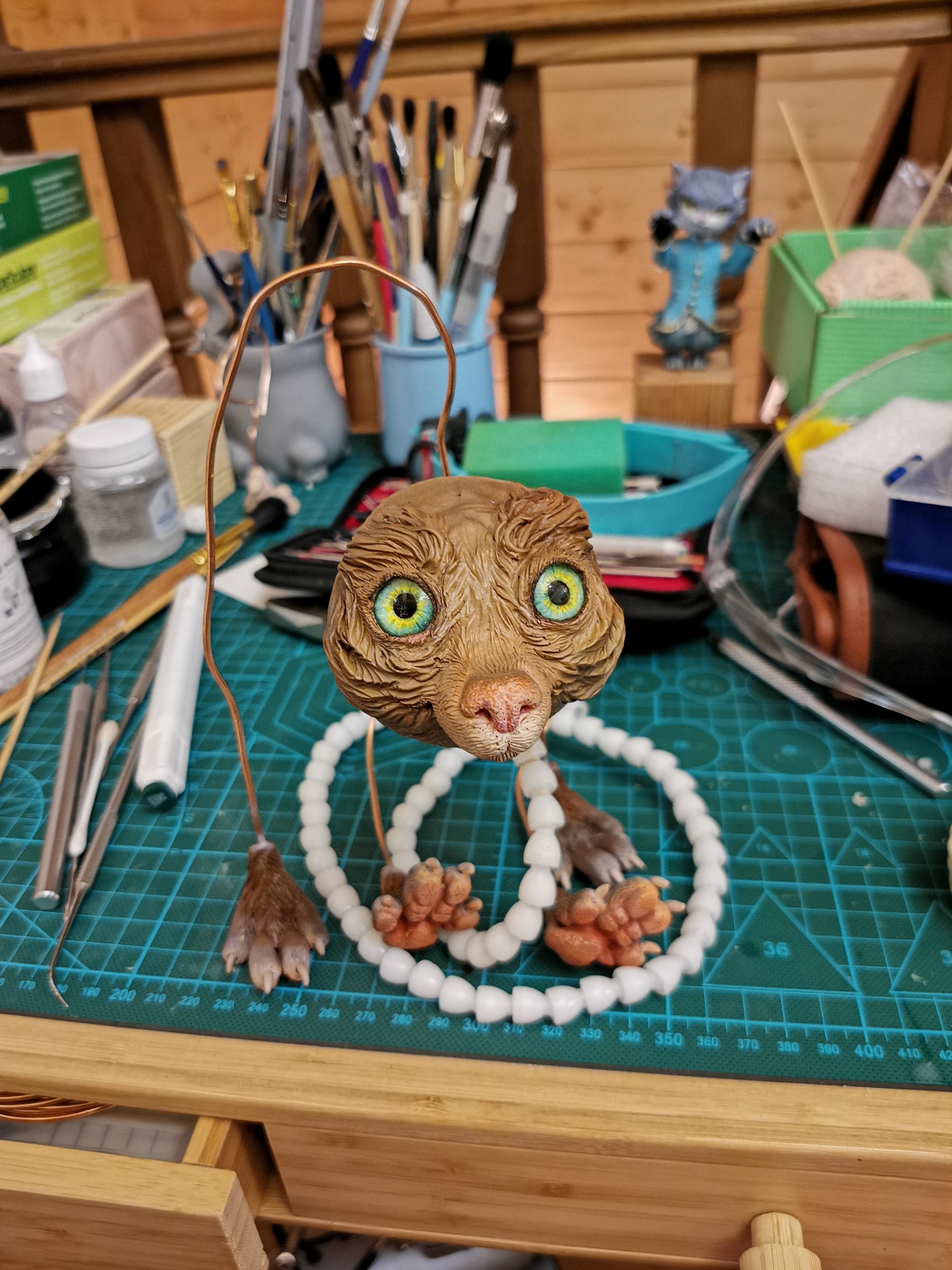 Continuation of the post “Experiments” - My, Polymer clay, Author's toy, Needlework with process, Handmade, Reply to post, Longpost