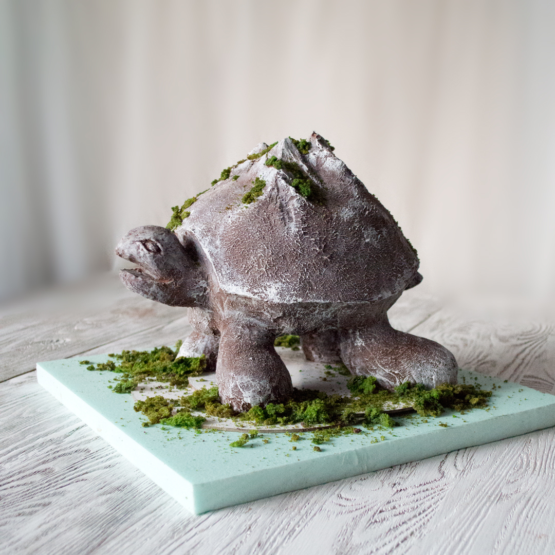 3d turtle cake - My, Cake, Turtle, Longpost