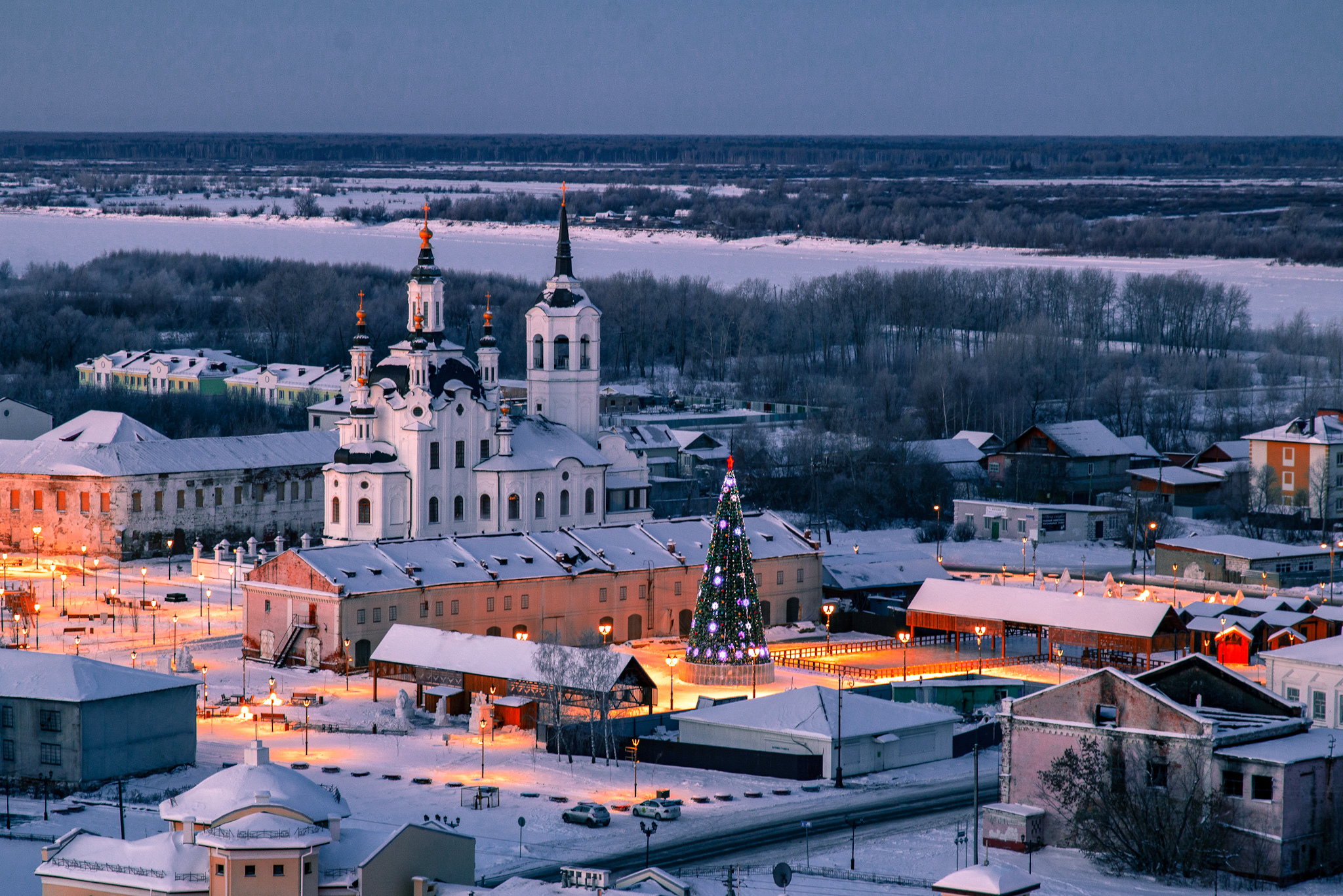 Зимним утром - Моё, Тобольск, Утро, Фотография, Canon 70d