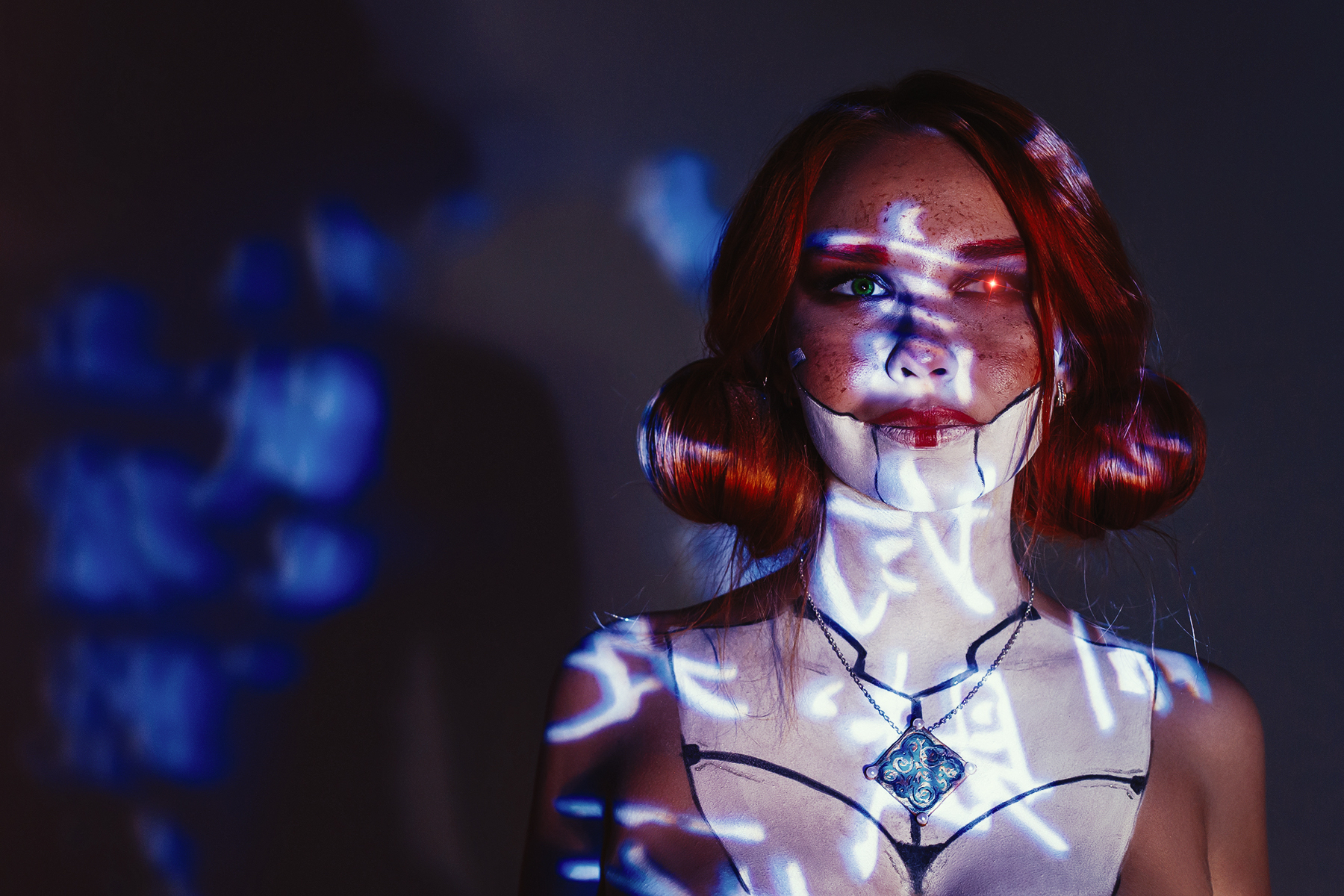 Original cosplay Triss Merigold in cyberpunk2077 (cosplay Nephritefire, photographer Ирина Сеидова) - Моё, Ведьмак, Cyberpunk 2077, Косплей, Фотография, Длиннопост