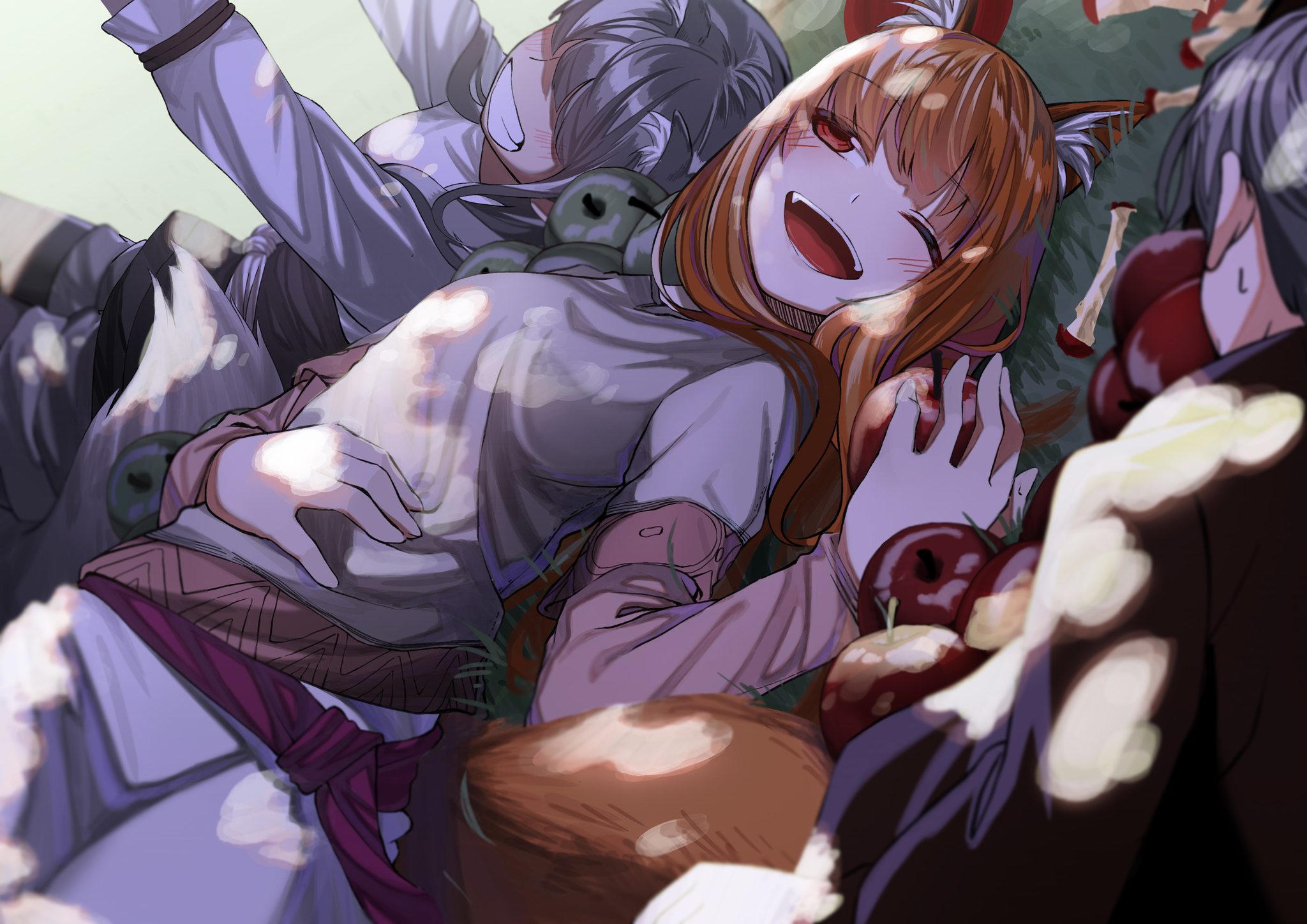 Horo - Anime, Anime art, Holo, Spice and wolf, Art, Kraft lawrence, Myuri, Dobutsu, Wolf and Parchment