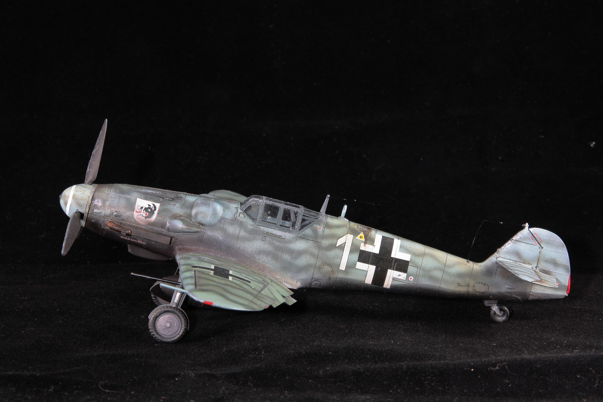 Wild Hogs of the Fire Ring - My, Aviation, The Second World War, Airplane, Stand modeling, Bf109, Messerschmitt, Airbrush, Longpost