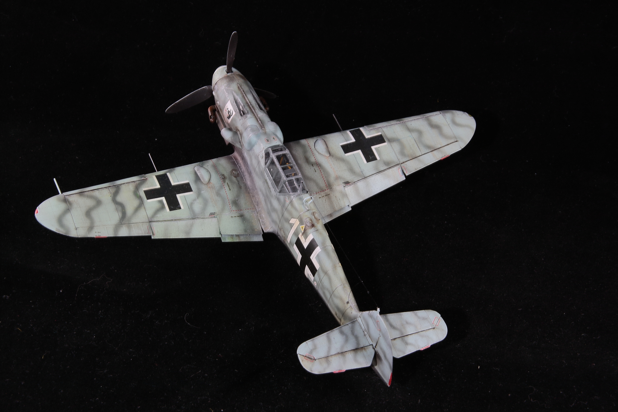 Wild Hogs of the Fire Ring - My, Aviation, The Second World War, Airplane, Stand modeling, Bf109, Messerschmitt, Airbrush, Longpost