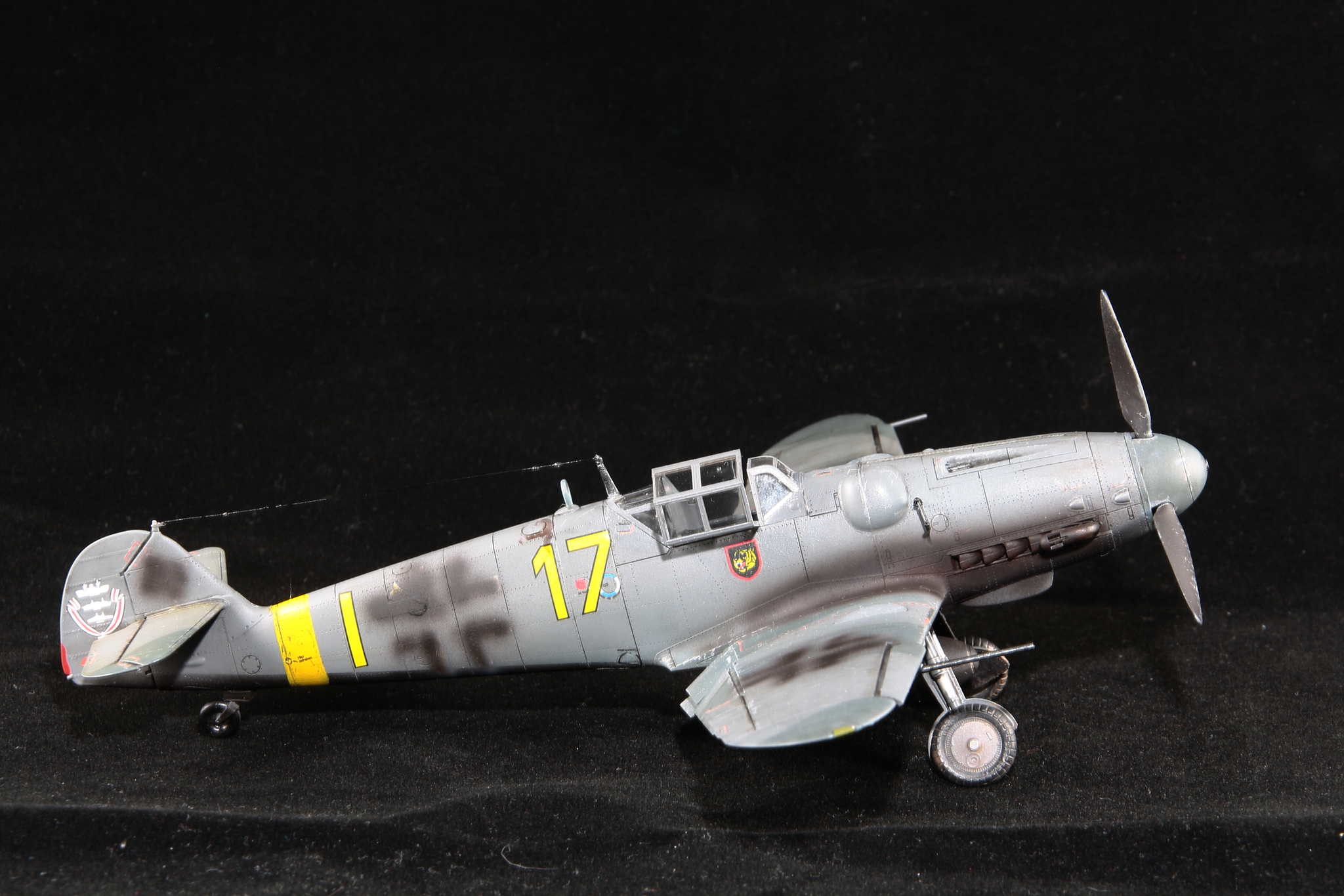 Wild Hogs of the Fire Ring - My, Aviation, The Second World War, Airplane, Stand modeling, Bf109, Messerschmitt, Airbrush, Longpost