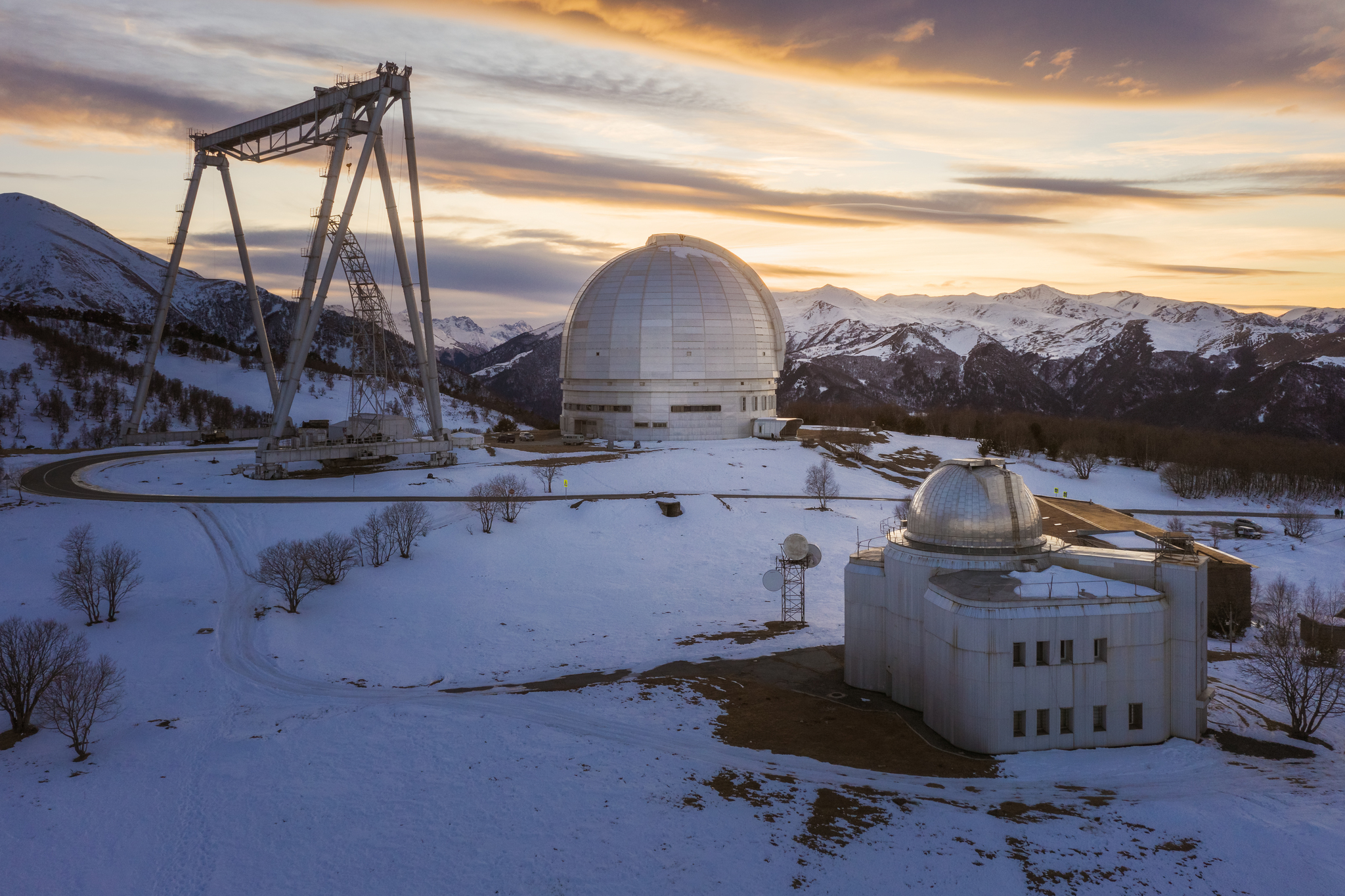 Astro instruments of the Russian Academy of Sciences in Arkhyz - My, Astronomy, Bta, Karachay-Cherkessia, Russia, Caucasus, The photo, Video, Longpost