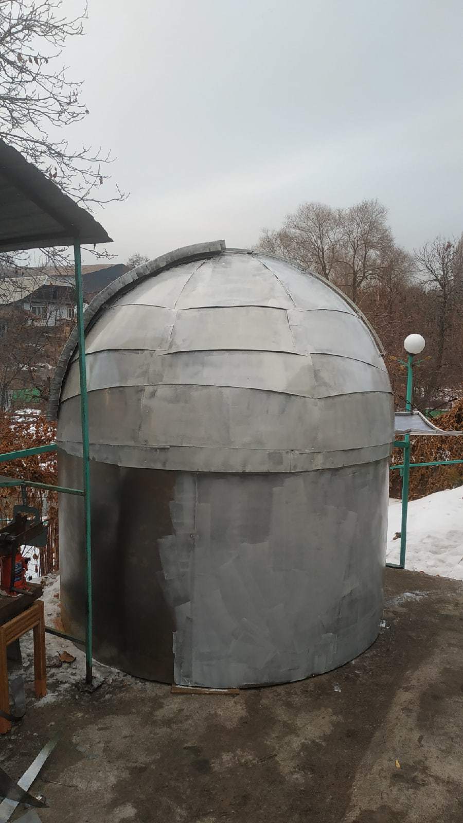 Home dome for astrophotography part 3 - My, Astrophoto, With your own hands, Telescope, Homemade, Astronomy, Dome, Observatory, GIF, Longpost