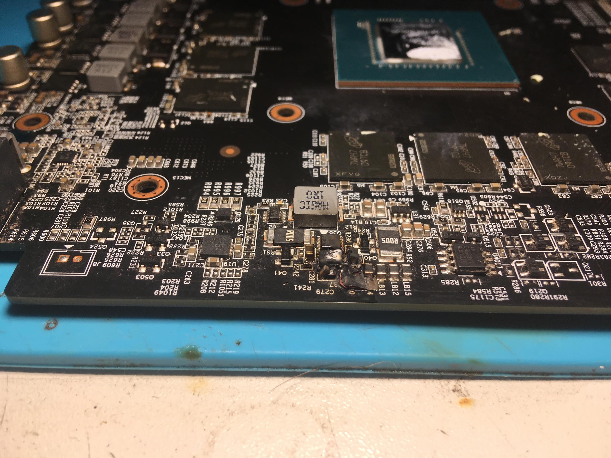 Repair GTX 1070 mini or small video card with a big problem - My, Repair of equipment, Hobby, Video card, Electronics repair, Computer Repair, Longpost