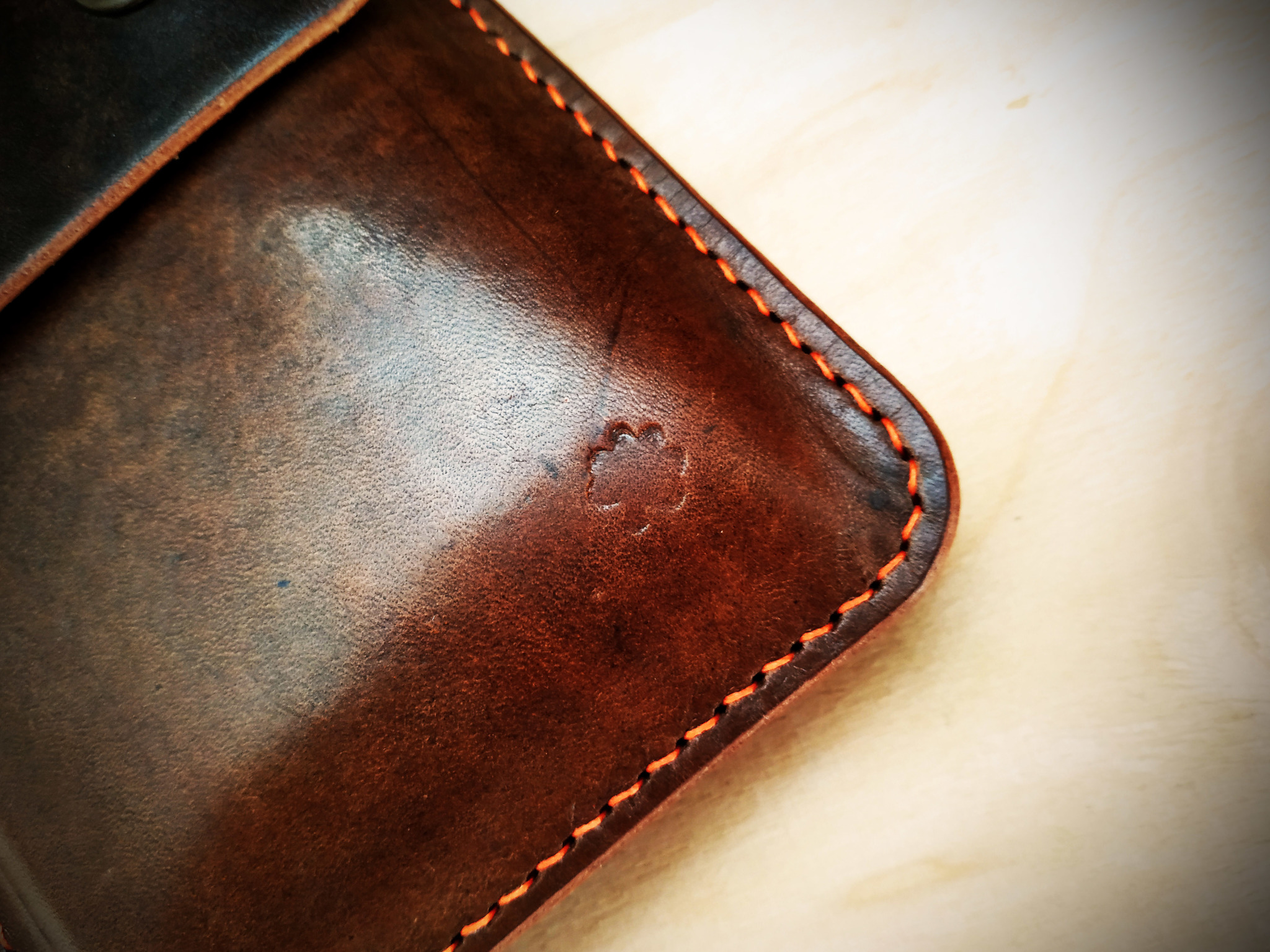 Genuine leather case for HDD - My, With your own hands, Handmade, Leather, Needlework without process, Longpost, Leather products, Leather craft, Leather case