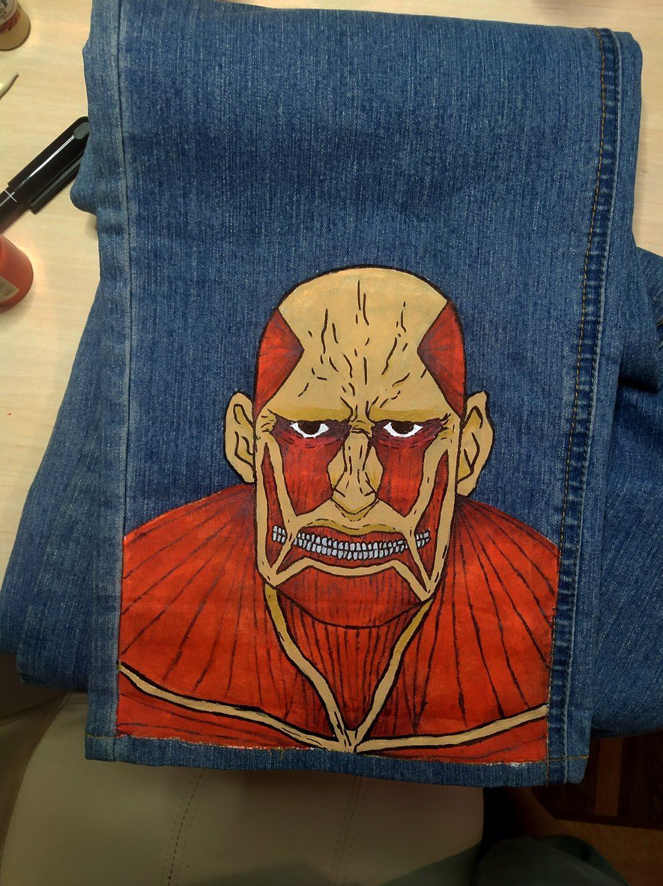 Titanium - My, I paint like a nerd, Drawing, Anime, Attack on titan, Longpost