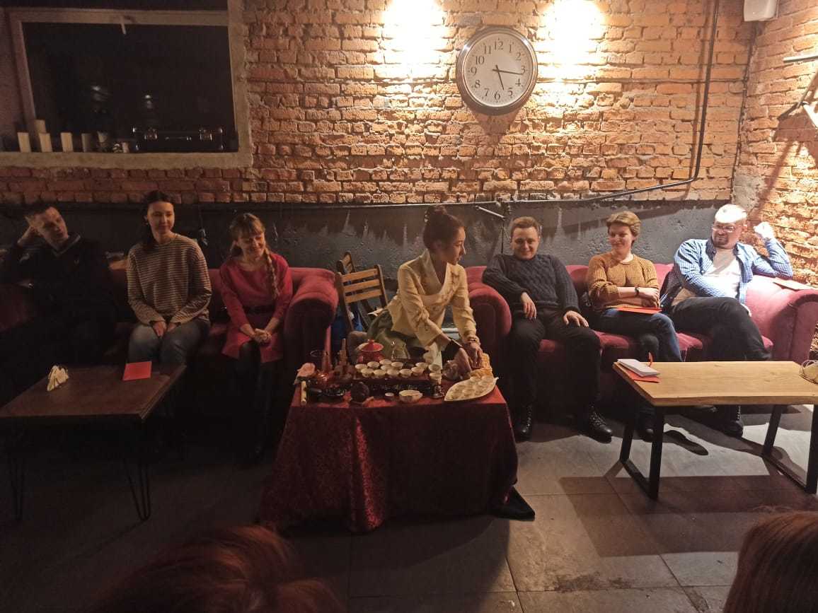 Tea evening at the club - My, Meeting, Moscow, Acquaintance, Tea ceremony, Video, Longpost