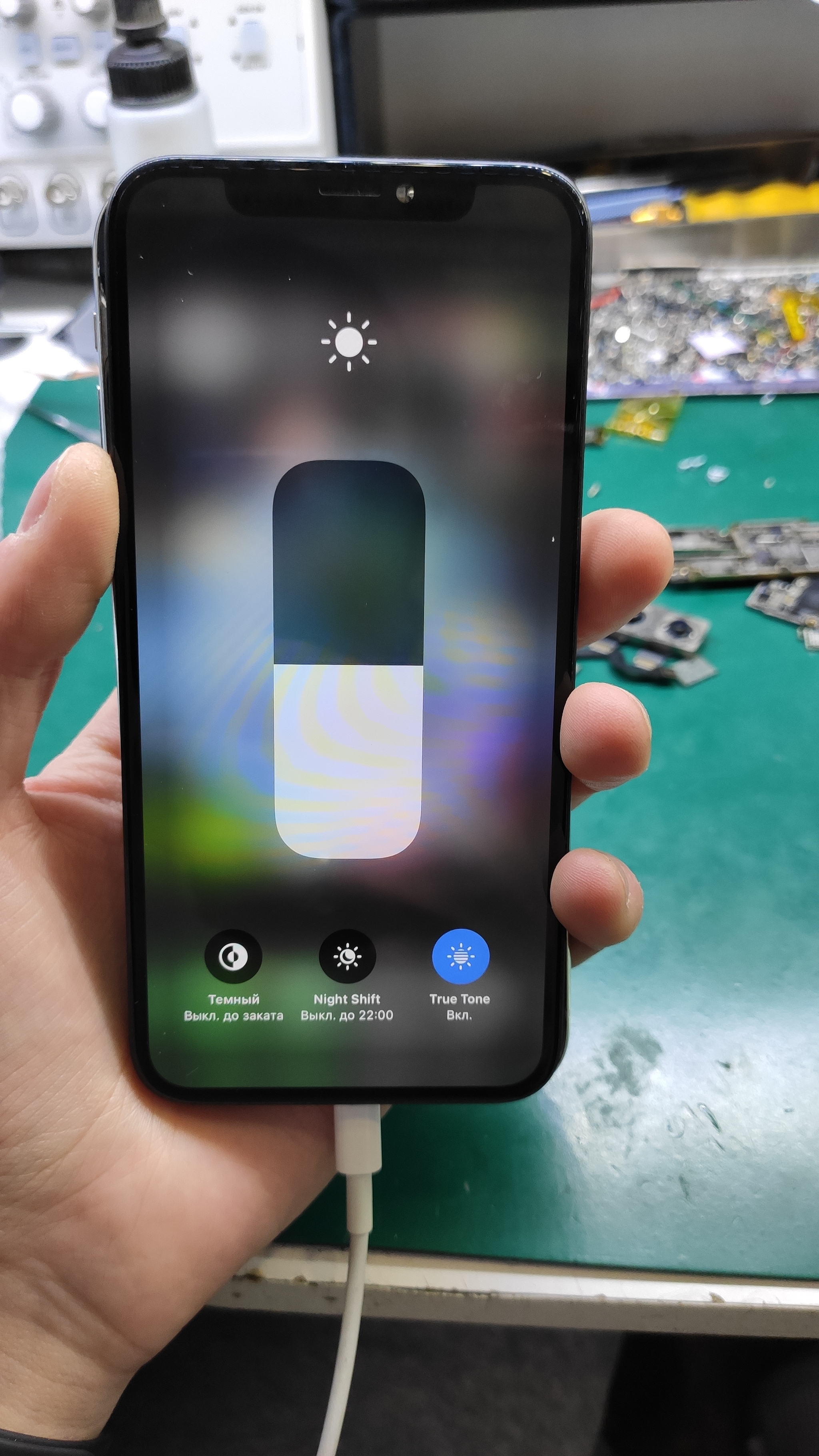 About hidden faults. iPhone X - My, Cheating clients, A difficult situation, Ремонт телефона, iPhone X, Soldering, Glass replacement, Moscow, Longpost