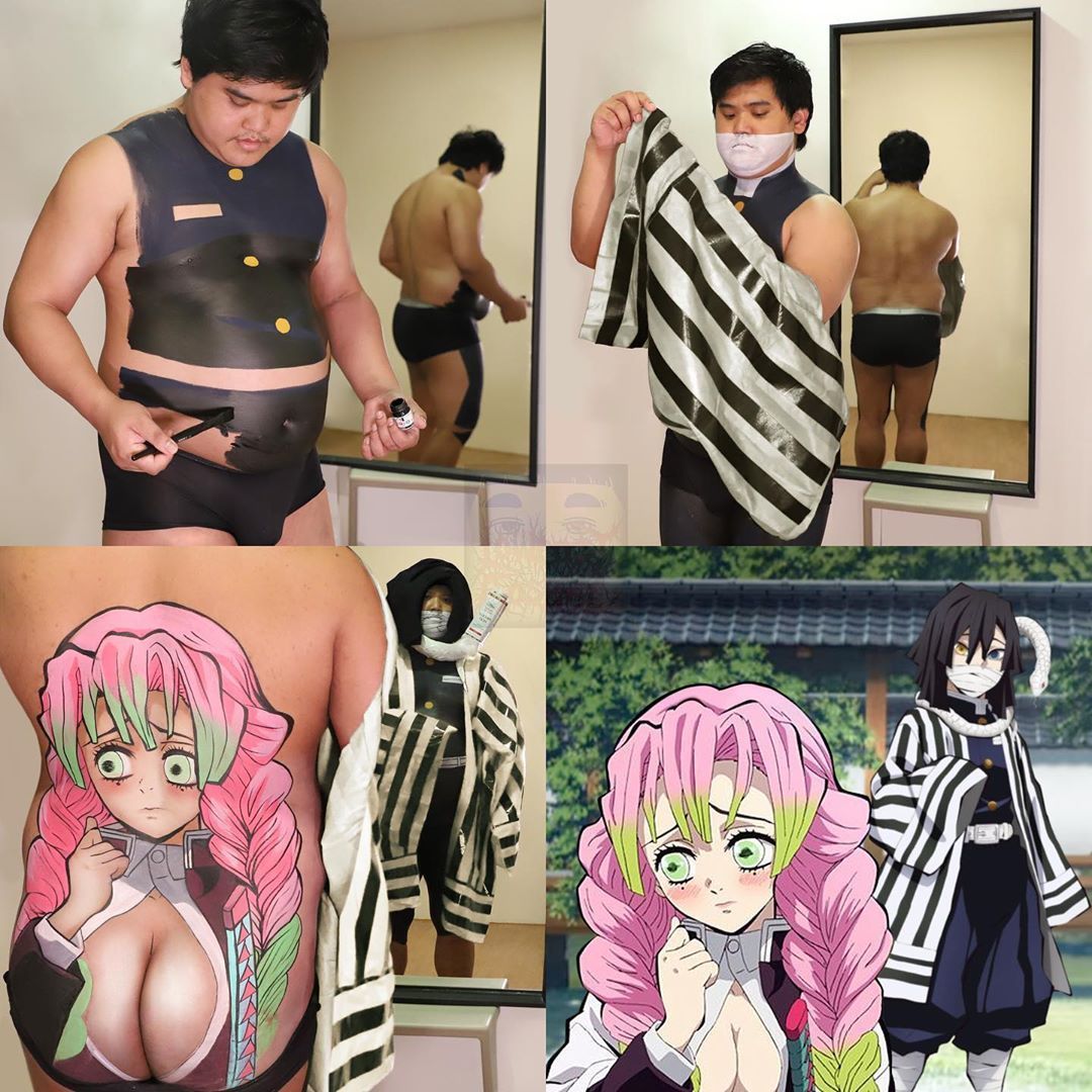 I am my own artist - NSFW, Creative, Anime, Ninja, Lowcost cosplay, Kimetsu no yaiba, Mitsuri Kanroji