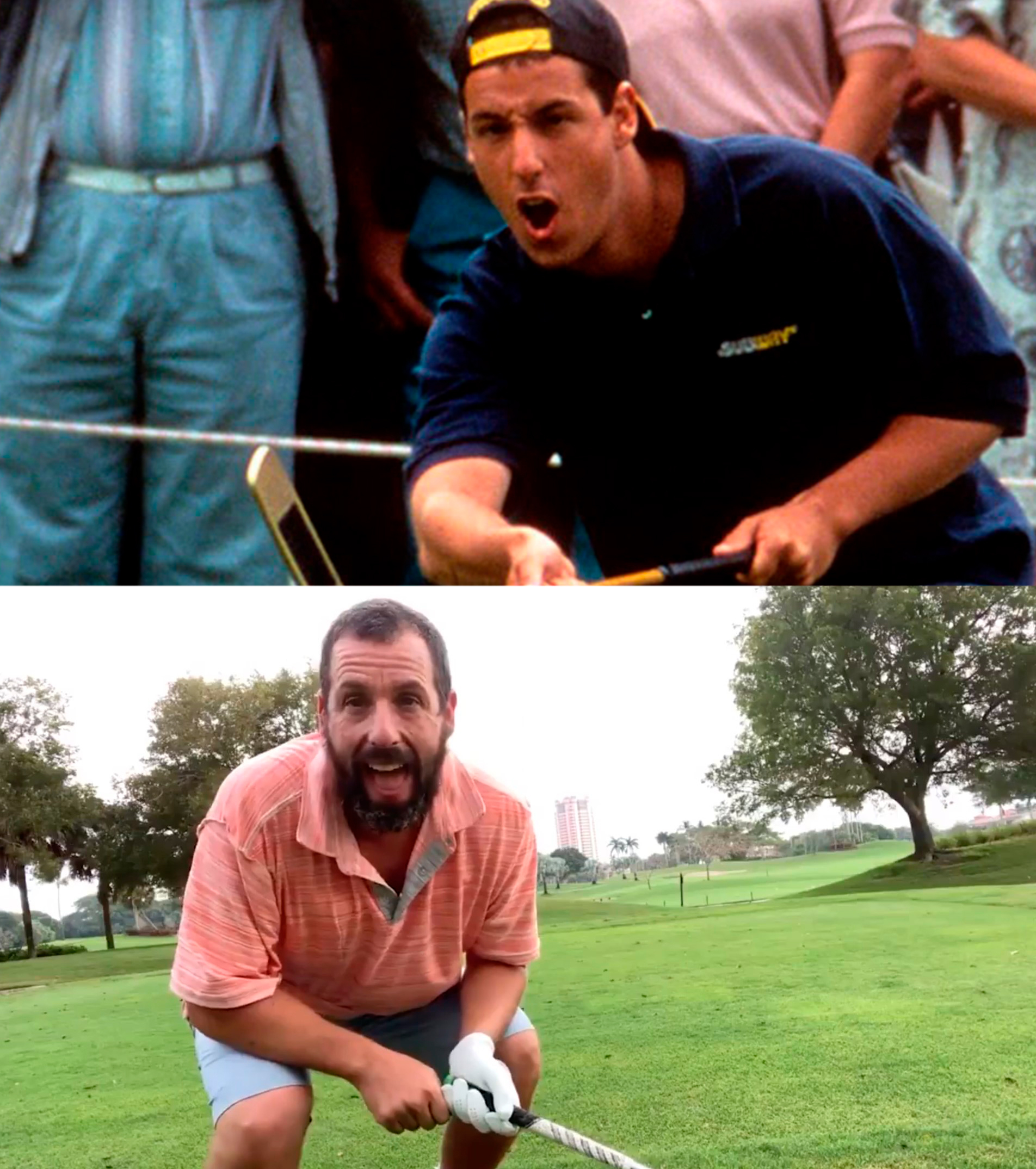 Happy Gilmore after 25 years - Adam Sandler, Actors and actresses, Movies, Time, Lucky Gilmore, It Was-It Was