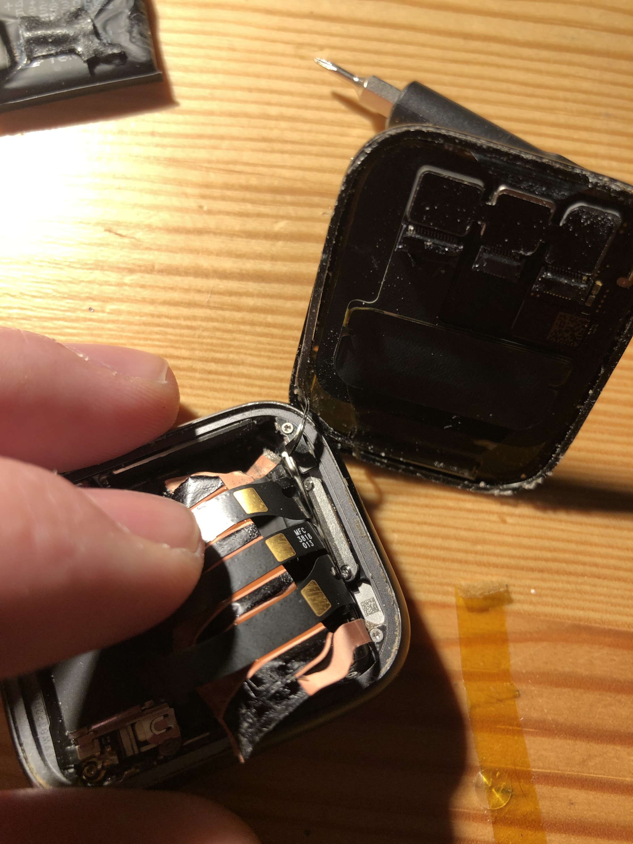 Apple Watch 4 rear glass replacement - My, Apple Watch, Repair, With your own hands, Longpost