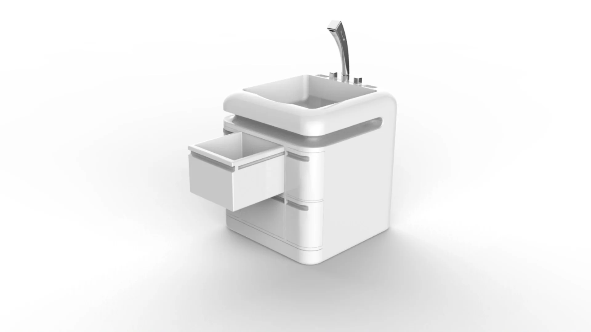 Compact portable small-sized toilet-bathroom - Toilet, Toilet, Combined bathroom, Innovations, Technologies, Concept, Design, Compactness, Video, Longpost