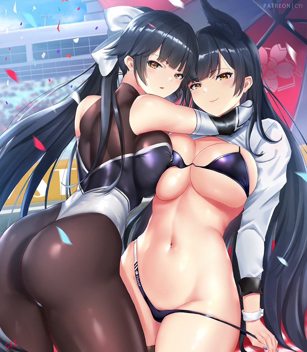 Большие глаза 6 - NSFW, Аниме, Anime Art, Azur Lane, Albedo (Overlord), Genshin Impact, Goblin Slayer, Эротика, Рисованная эротика, Сиськи, Нижнее белье, Длиннопост, Overlord