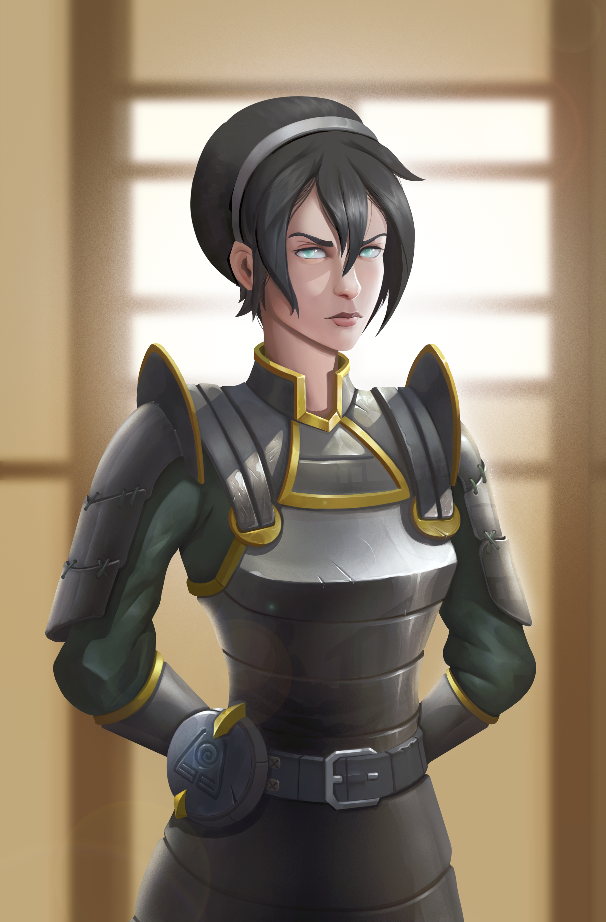 Glad to see you again, Nimble legs - My, Avatar: The Legend of Aang, Avatar: The Legend of Korra, Art, Toph Beifong, Digital drawing