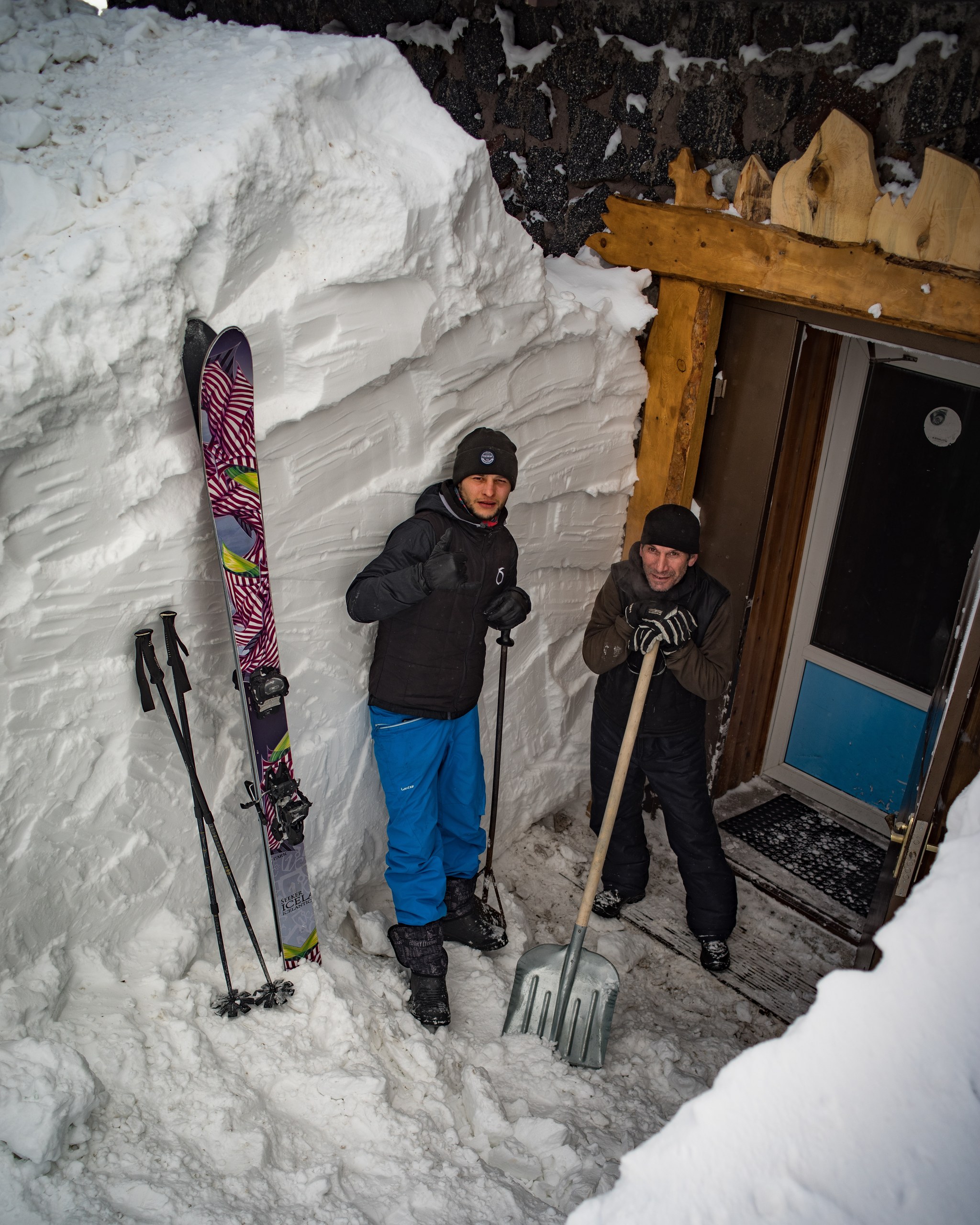 The day after tomorrow it's forecast to snow again) - My, The mountains, Elbrus, Skiing, Ski resort, Snowdrift, The photo, Snow